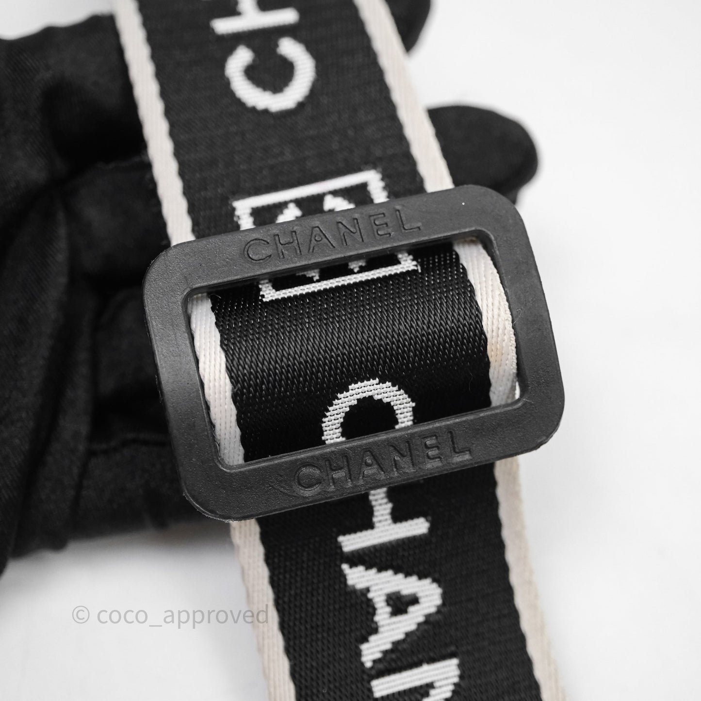Chanel CC Logo Sport Waist Bag Grey