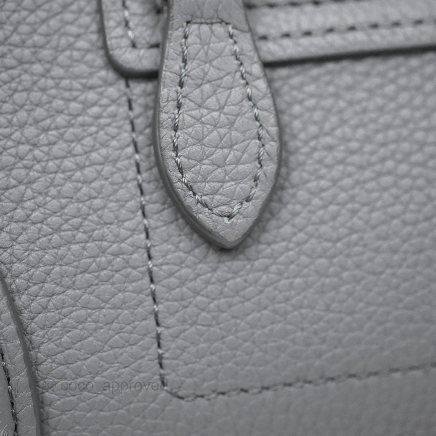 Celine Nano Luggage Bag Grey Drummed Calfskin