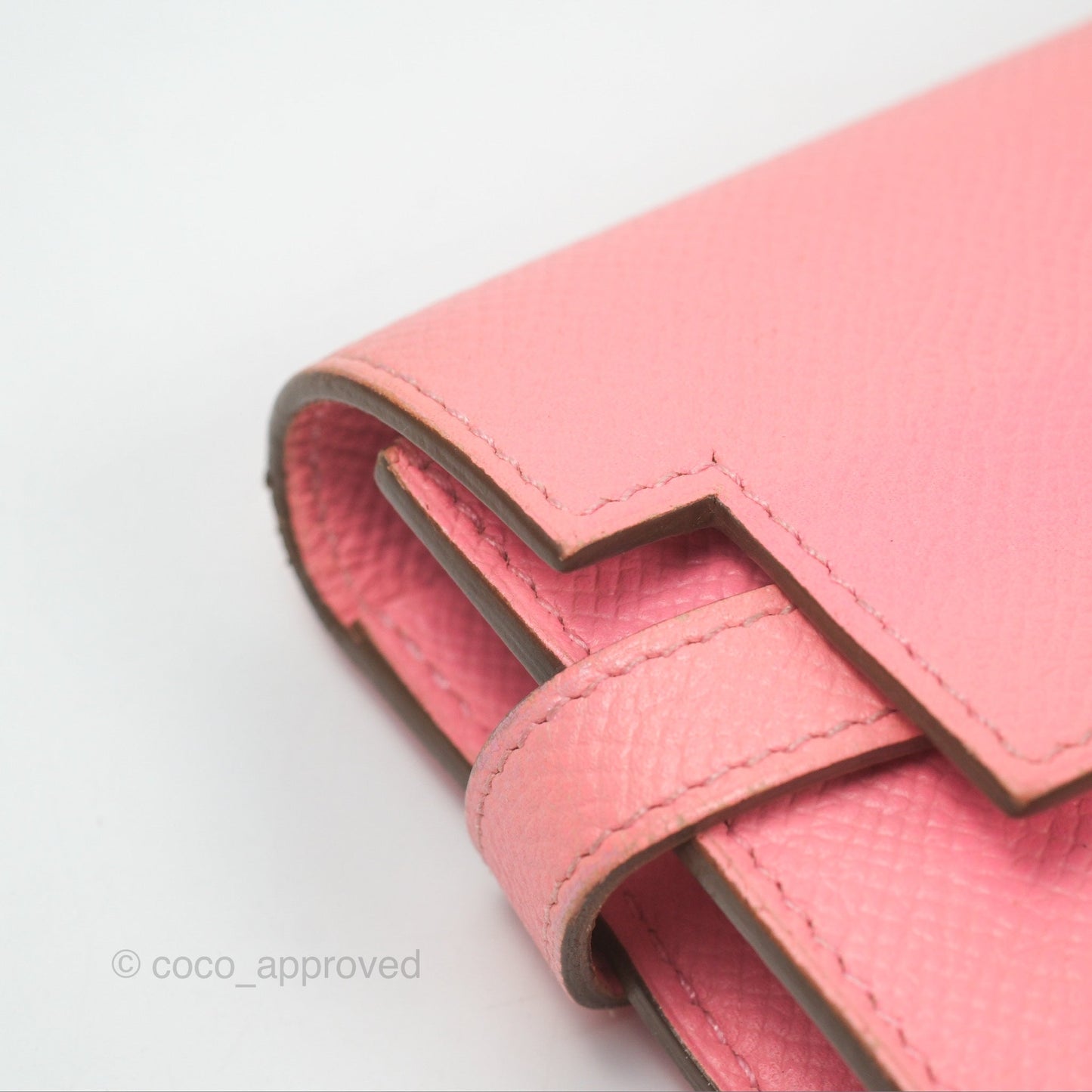 Hermès Kelly Wallet Rose Confetti Epsom Palladium Hardware