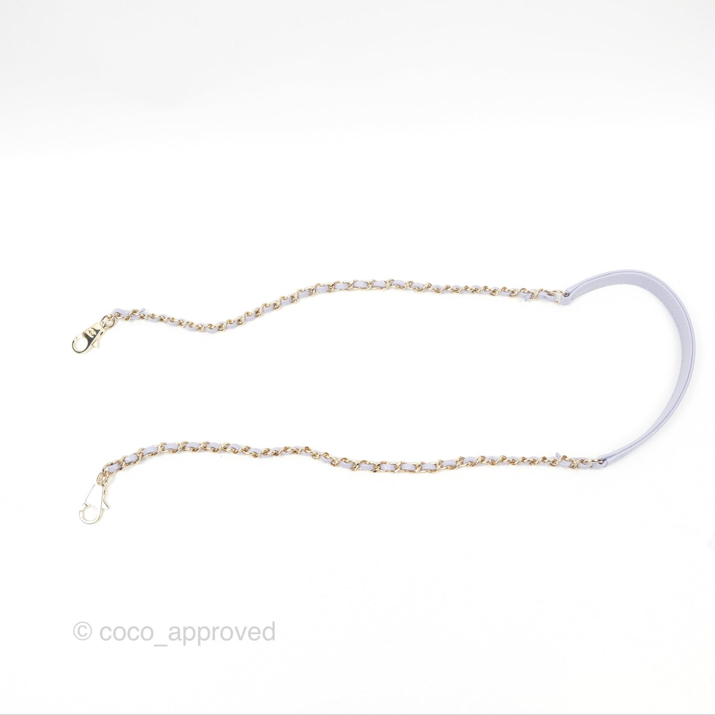 Chanel Small Coco Handle Lilac Caviar Gold Hardware