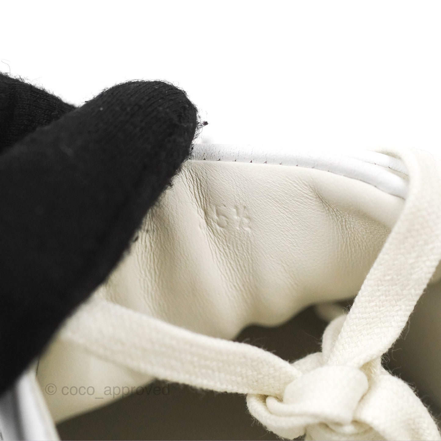 Hermès Day Sneaker Kelly Blanc Palladium Size 35.5