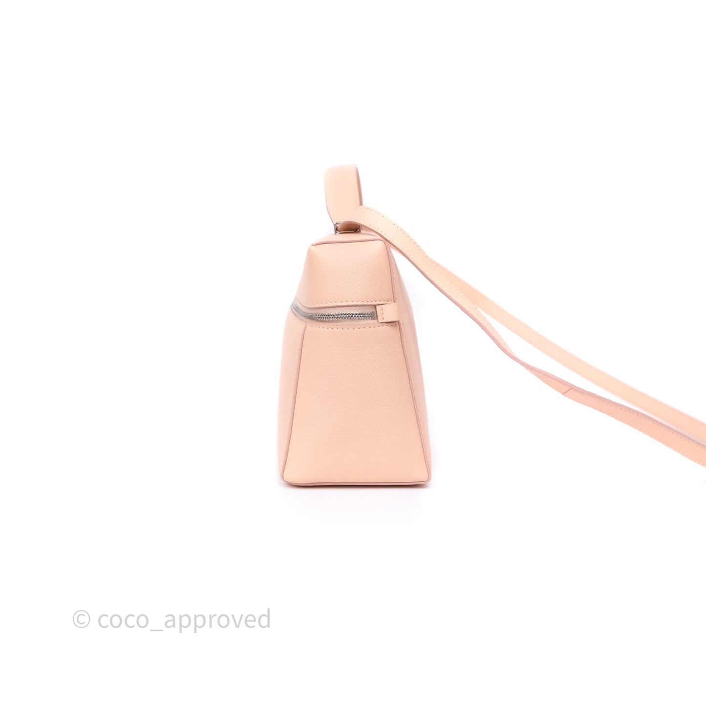 Loro Piana Extra Bag L27 Pink Calfskin Silver Hardware