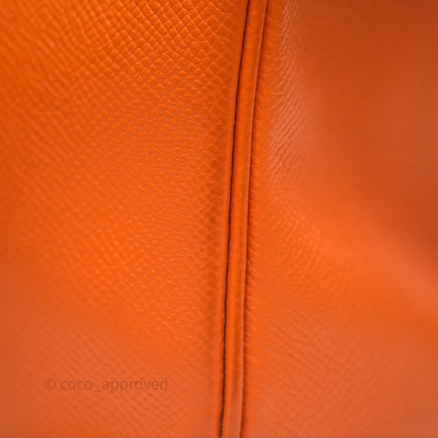 Hermès Birkin 30 Retourne Orange Epsom Palladium Hardware