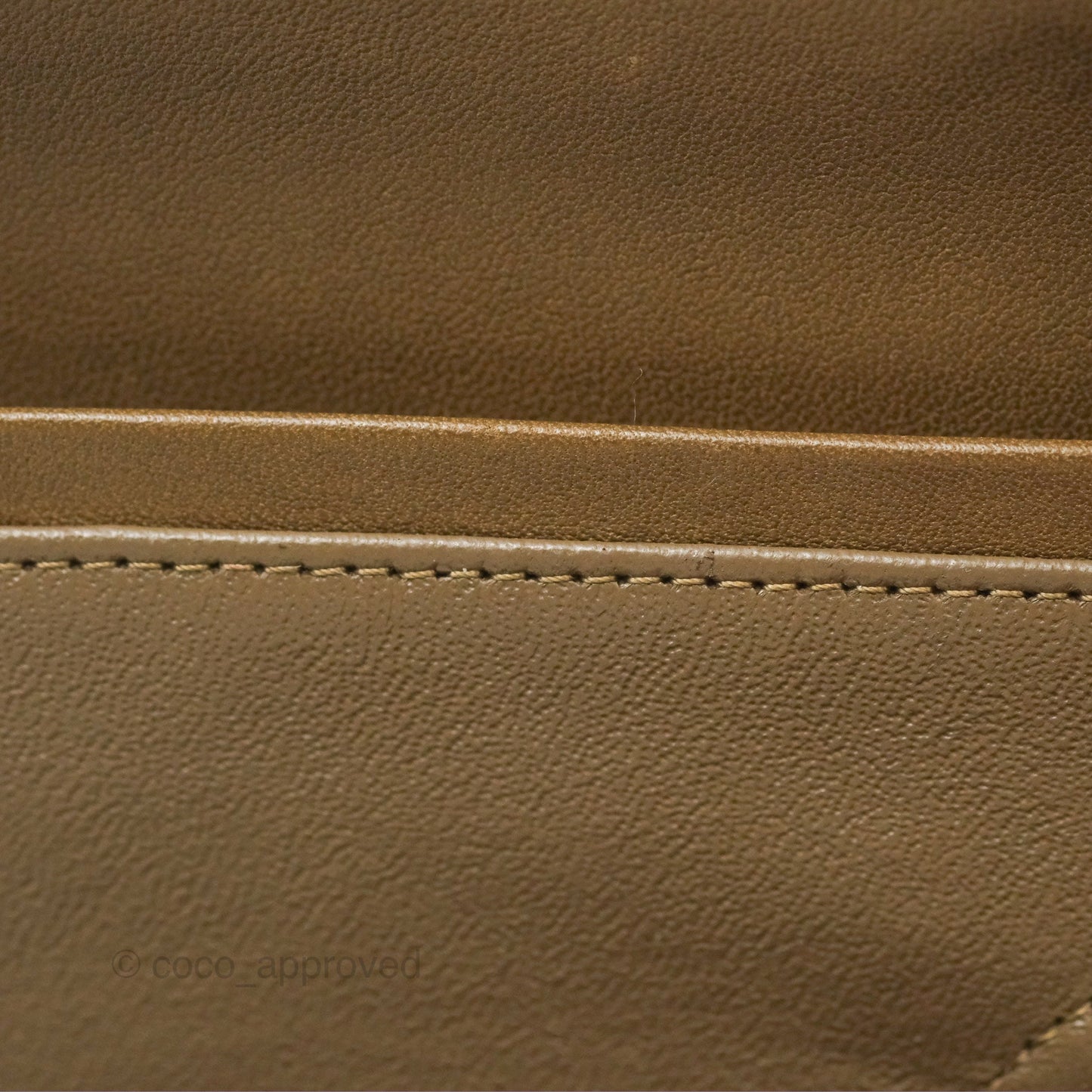 Chanel Classic M/L Medium Flap Quilted Brown Patent Silver Hardware
