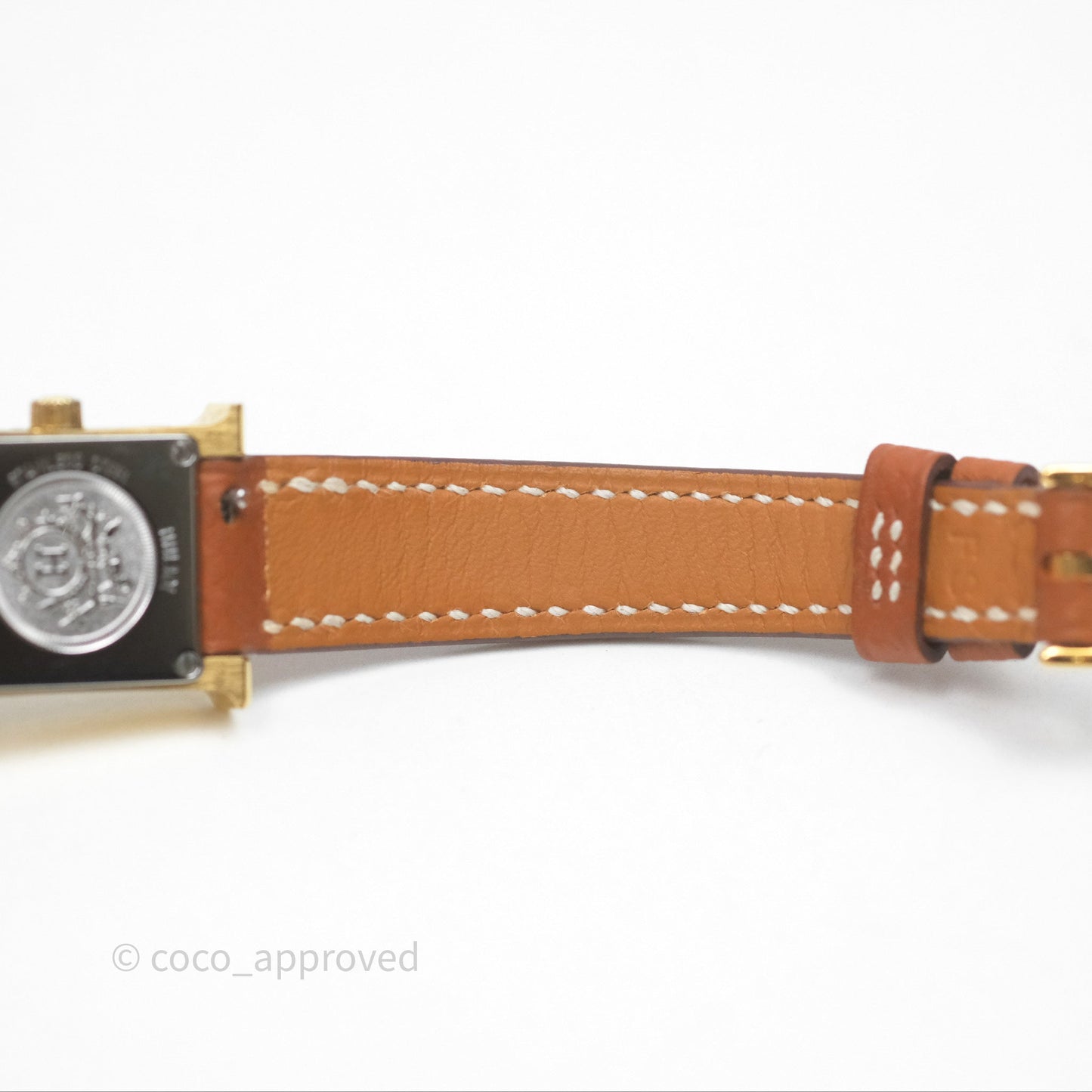 Hermès Heure H TPM Watch Gold Epsom Gold Hardware