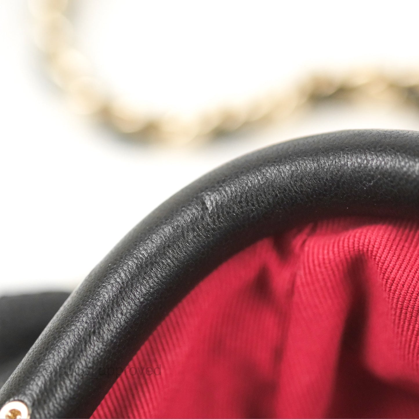 Chanel Black Clutch Bag Lambskin Gold Hardware