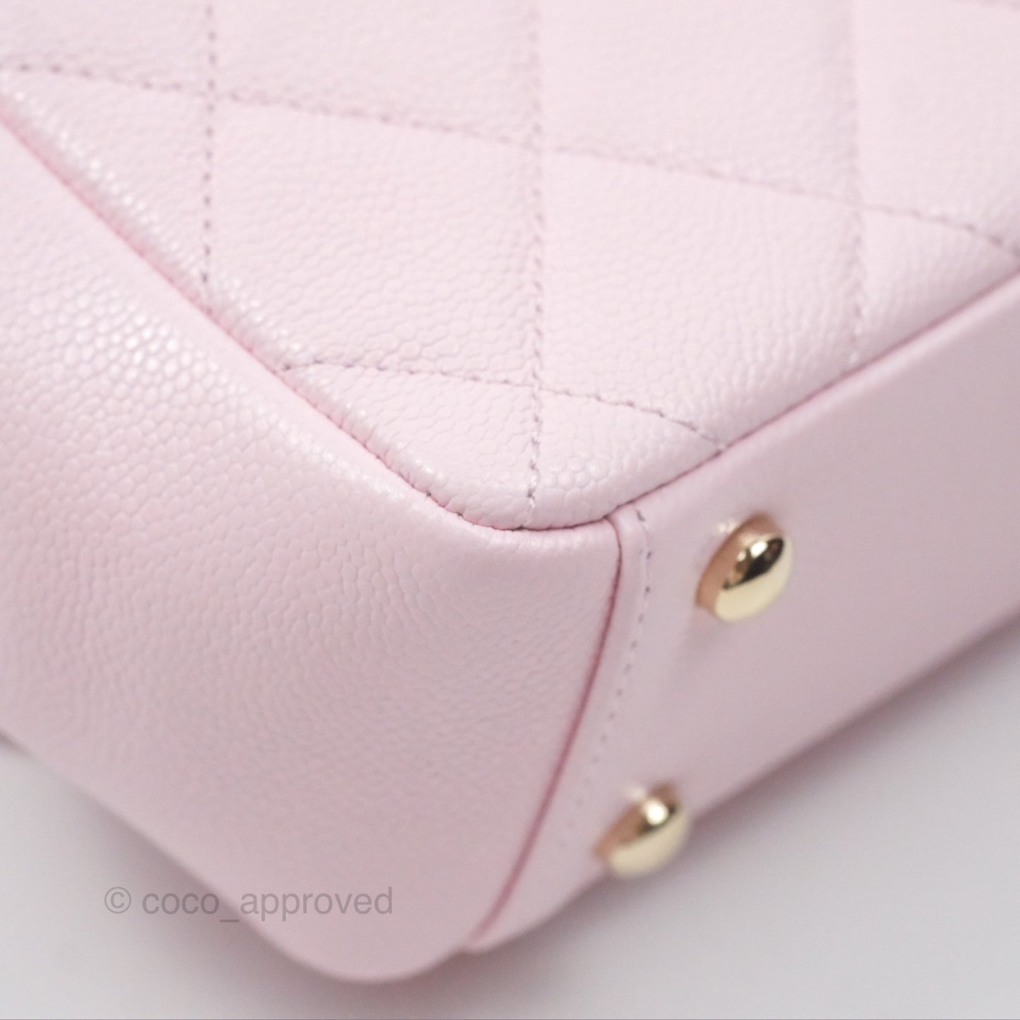 Chanel Quilted Small Business Affinity Flap Light Pink Caviar Gold Hardware