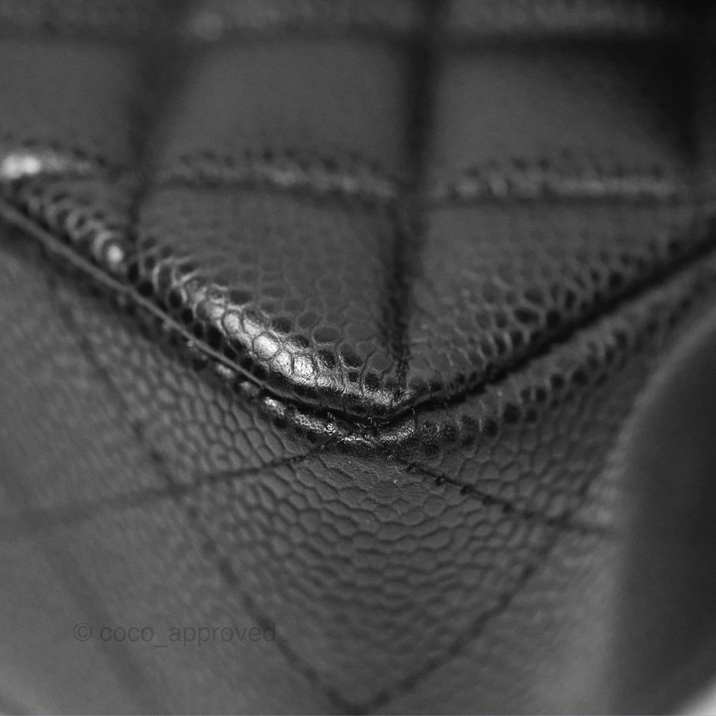 Chanel Small Classic Flap Quilted Black Caviar Silver Hardware