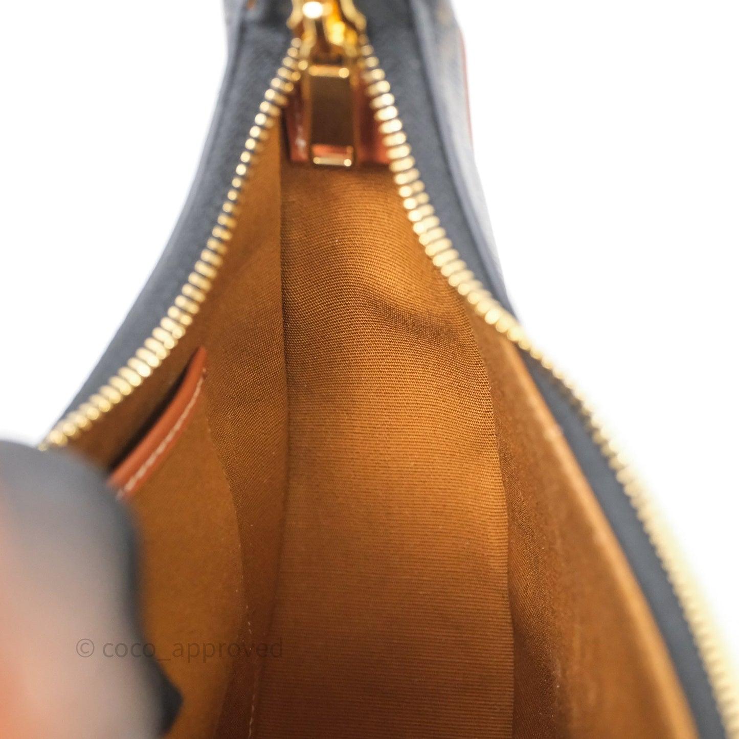 Celine Medium Ava Triomphe Bag Triomphe Canvas Tan Calfskin