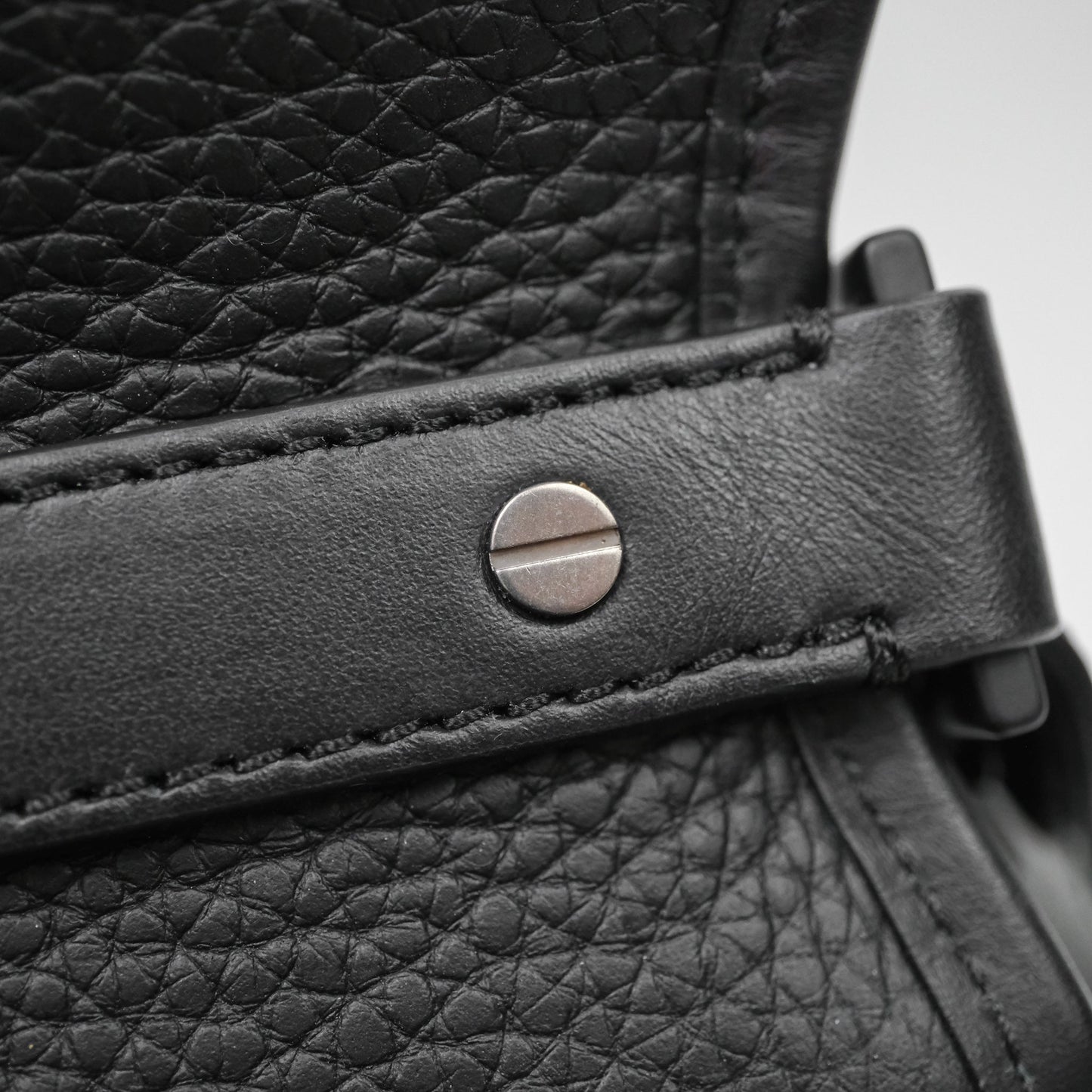 Dior Men's Mini Gallop Bag Black Grained Calfskin