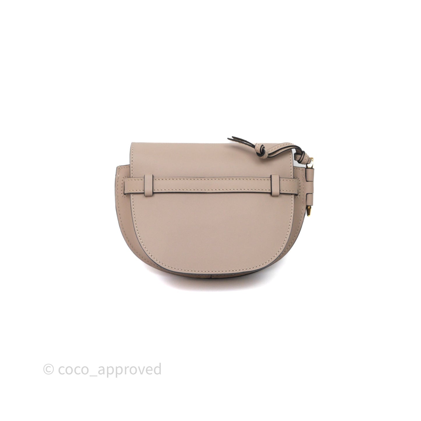 Loewe Mini Gate Dual Bag Beige Sand Soft Calfskin Jacquard Strap