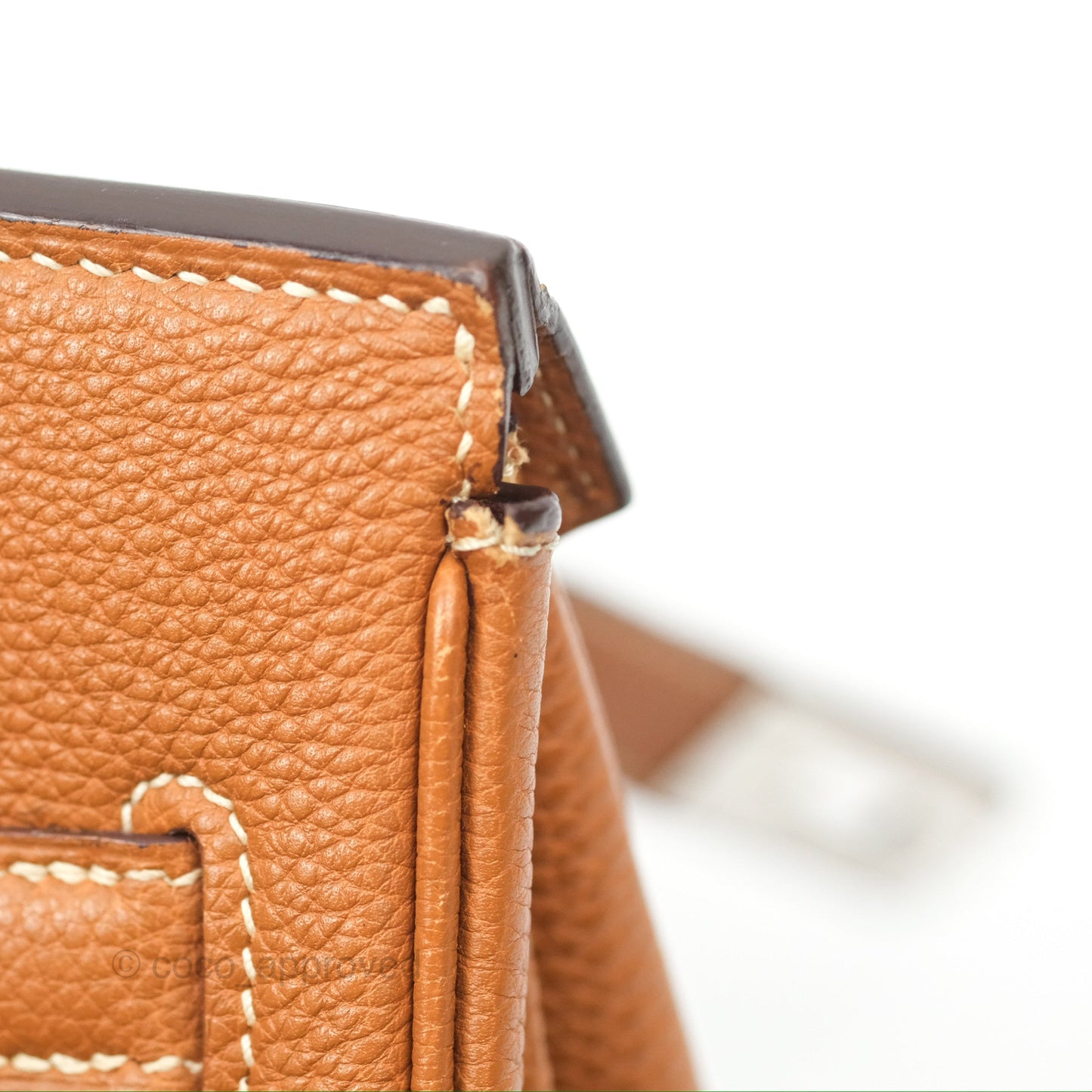 Hermès Birkin 30 Retourne Gold Clemence Palladium Hardware