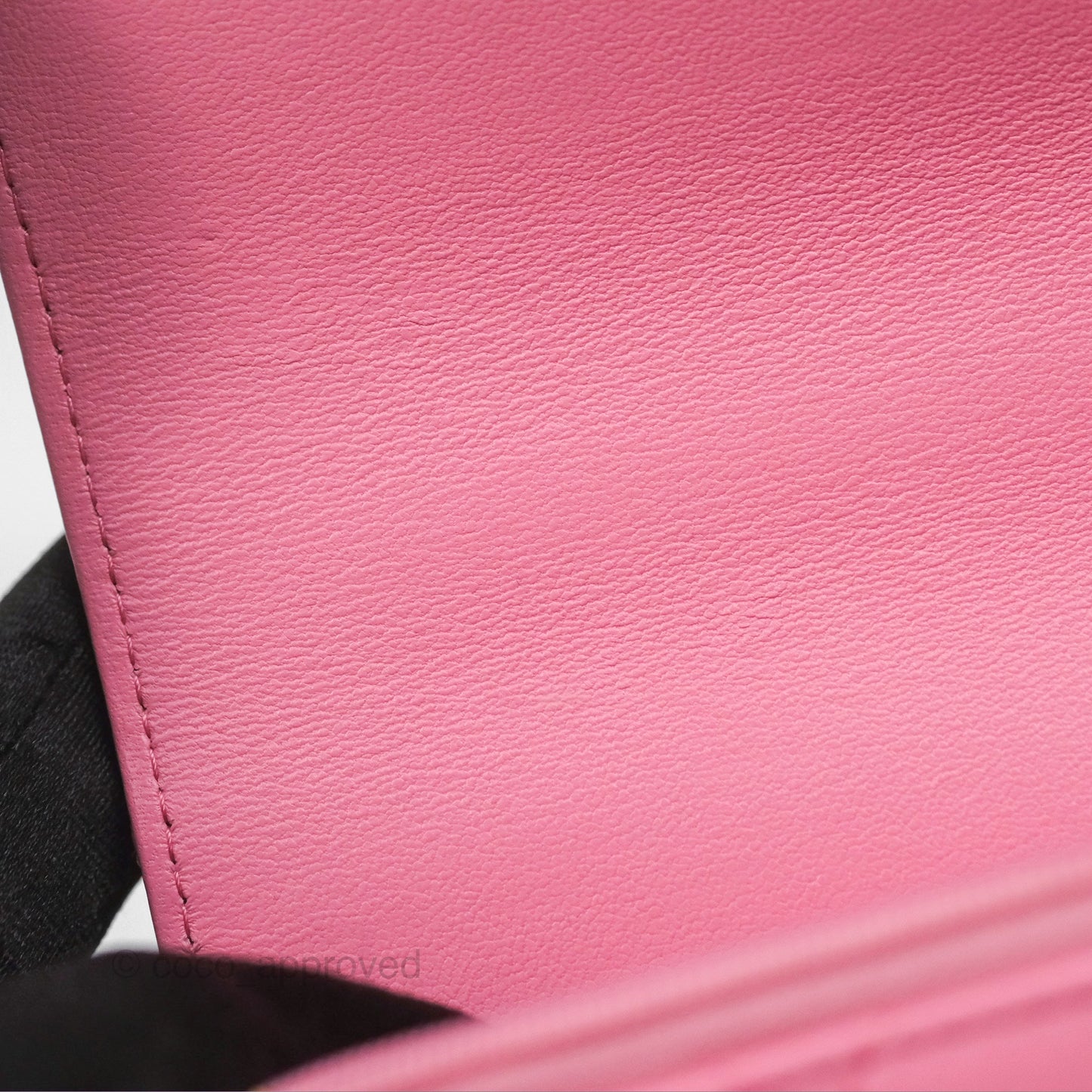 Chanel Top Handle Mini WOC Phone Holder with Chain Pink Lambskin