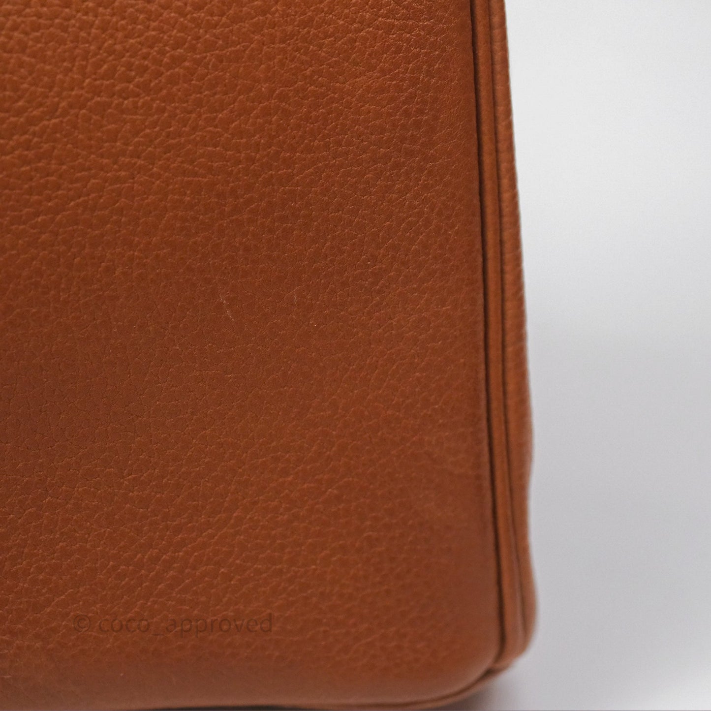 Hermès Birkin 25 Retourne Fauve 34 Barenia Gold Hardware