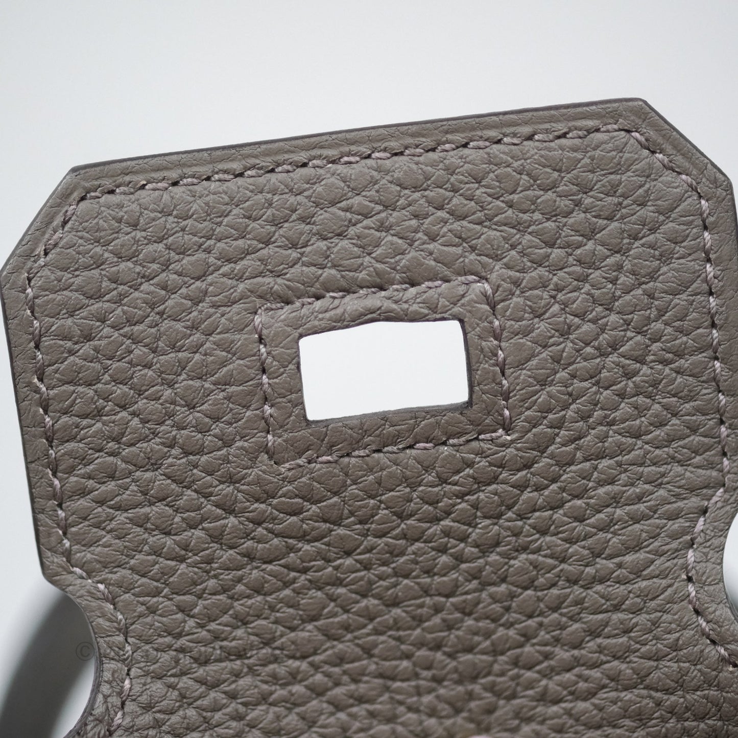 Hermes Birkin 25 Retourne Gris Meyer 0L Togo Gold Hardware