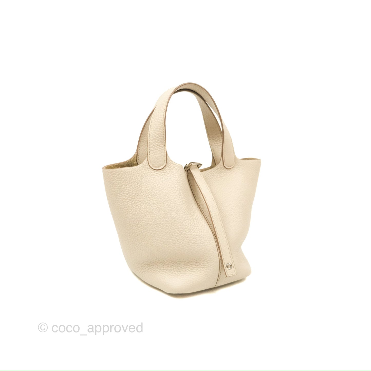 Hermès Picotin 18 Beton Clemence Palladium Hardware