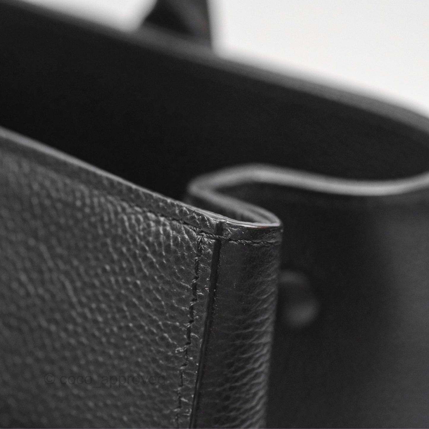 Chanel Small Neo Executive Tote Bag Black Grained Calfskin