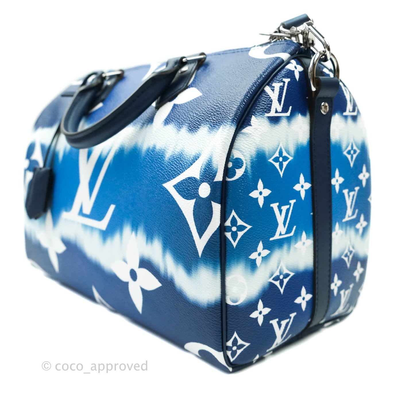 Louis Vuitton Blue Monogram Canvas Escale Speedy Bandouliere 30 Bag