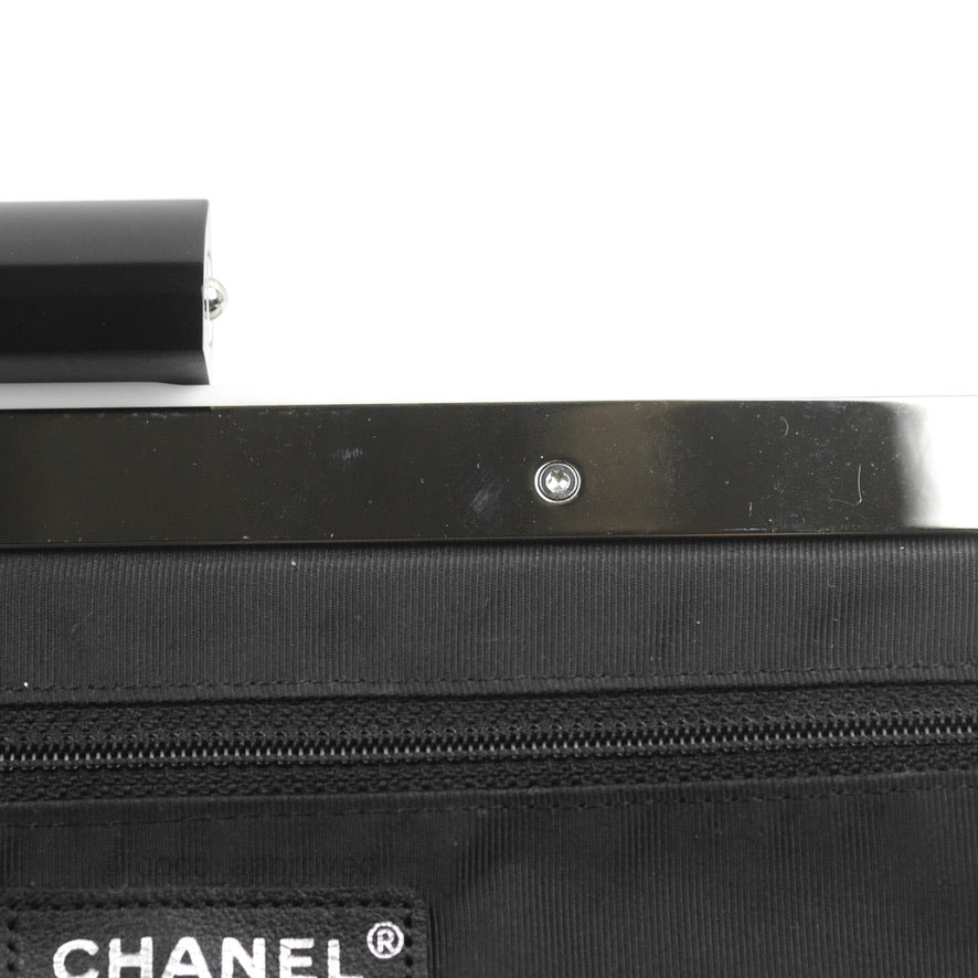 Chanel Puffy Clutch Black