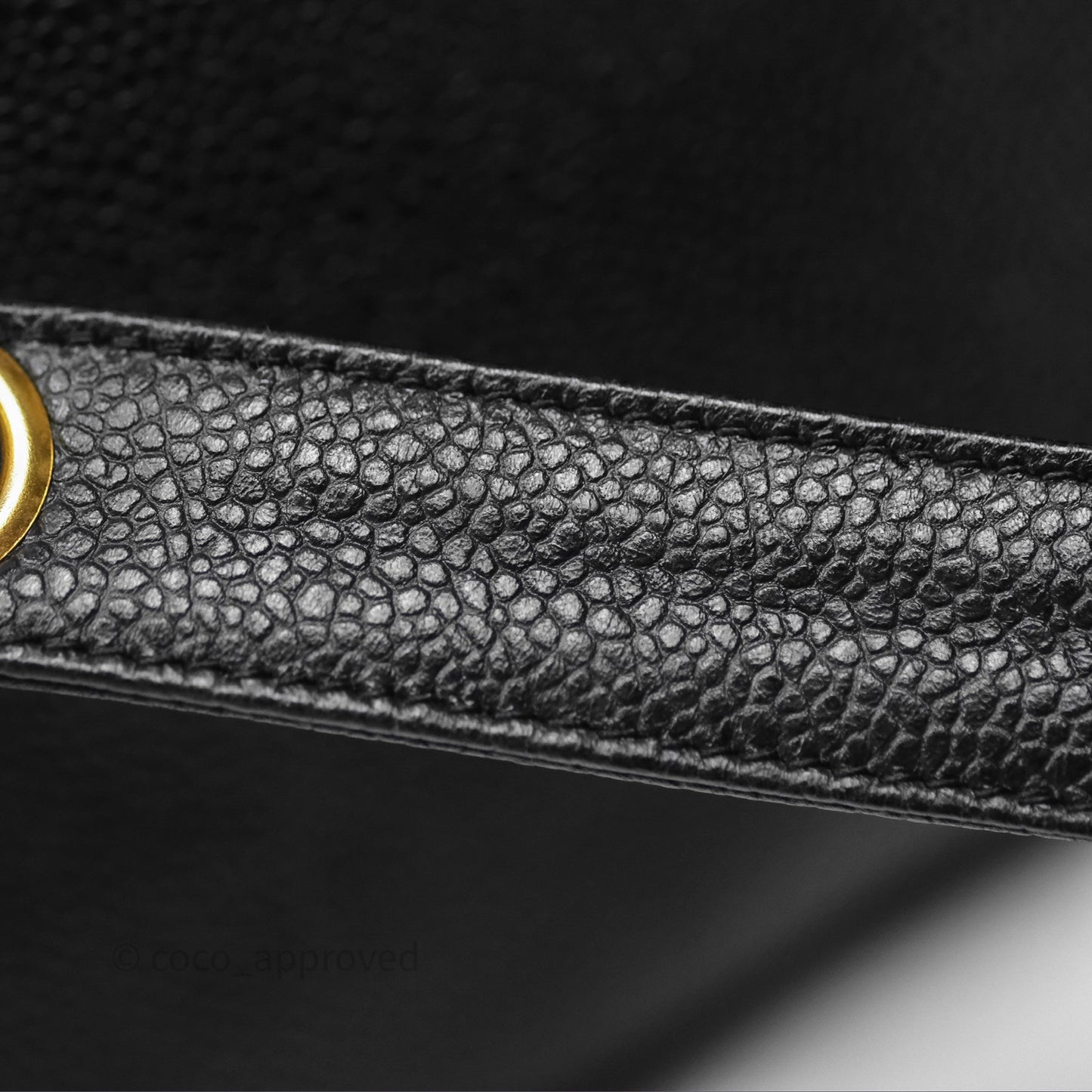 Chanel Vintage Tote Black 24K Gold Hardware