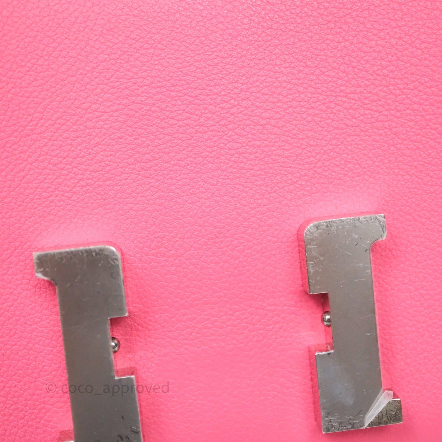 Hermès Constance 24 Rose Azalee 8W Epsom Palladium Hardware