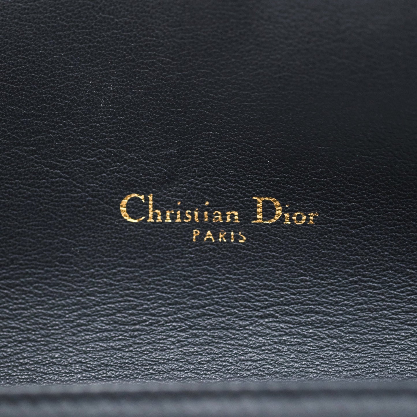 Small Saddle Pouch Wallet with Chain Blue Dior Oblique Jacquard