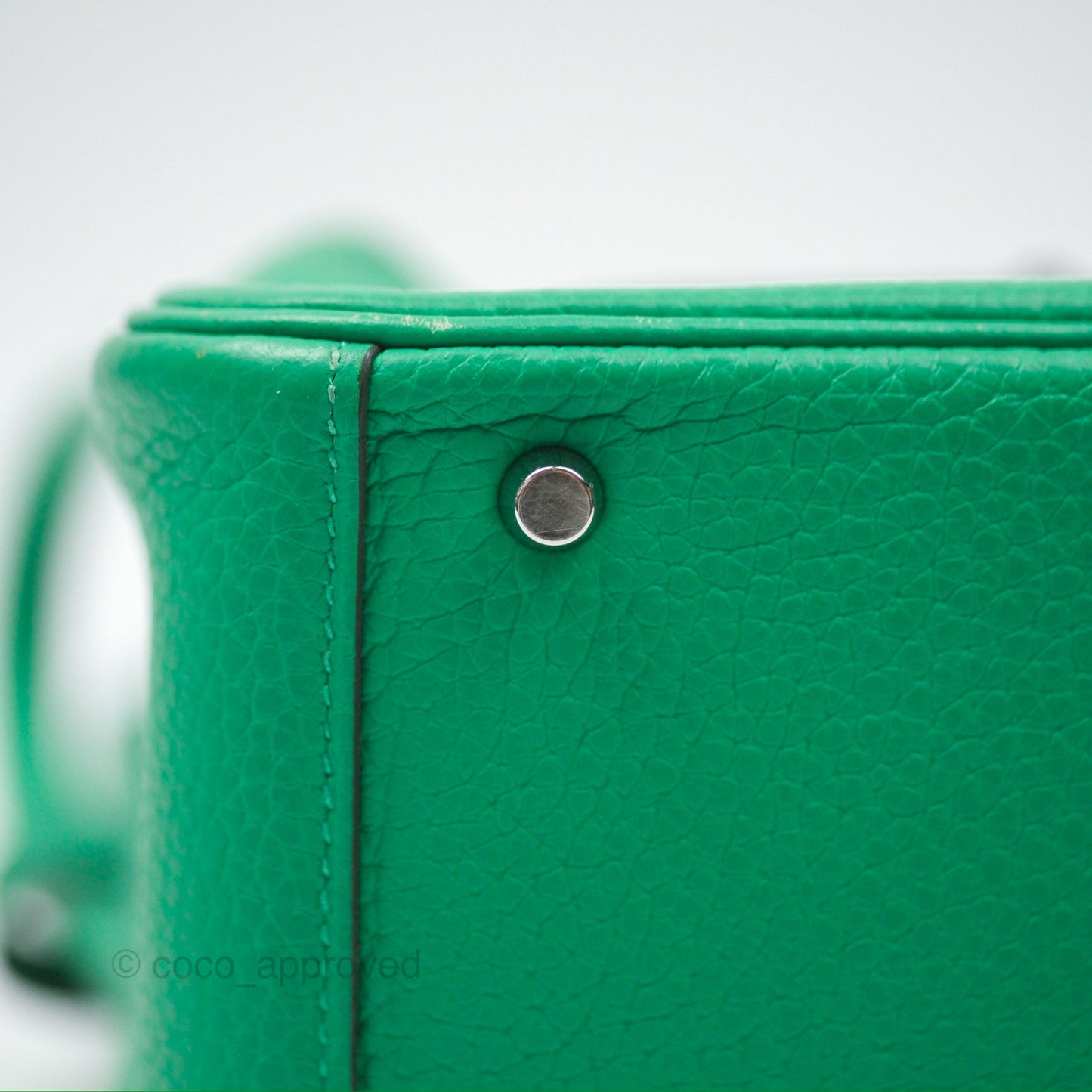 Hermès Mini Lindy 20 Menthe 6W Clemence Palladium Hardware
