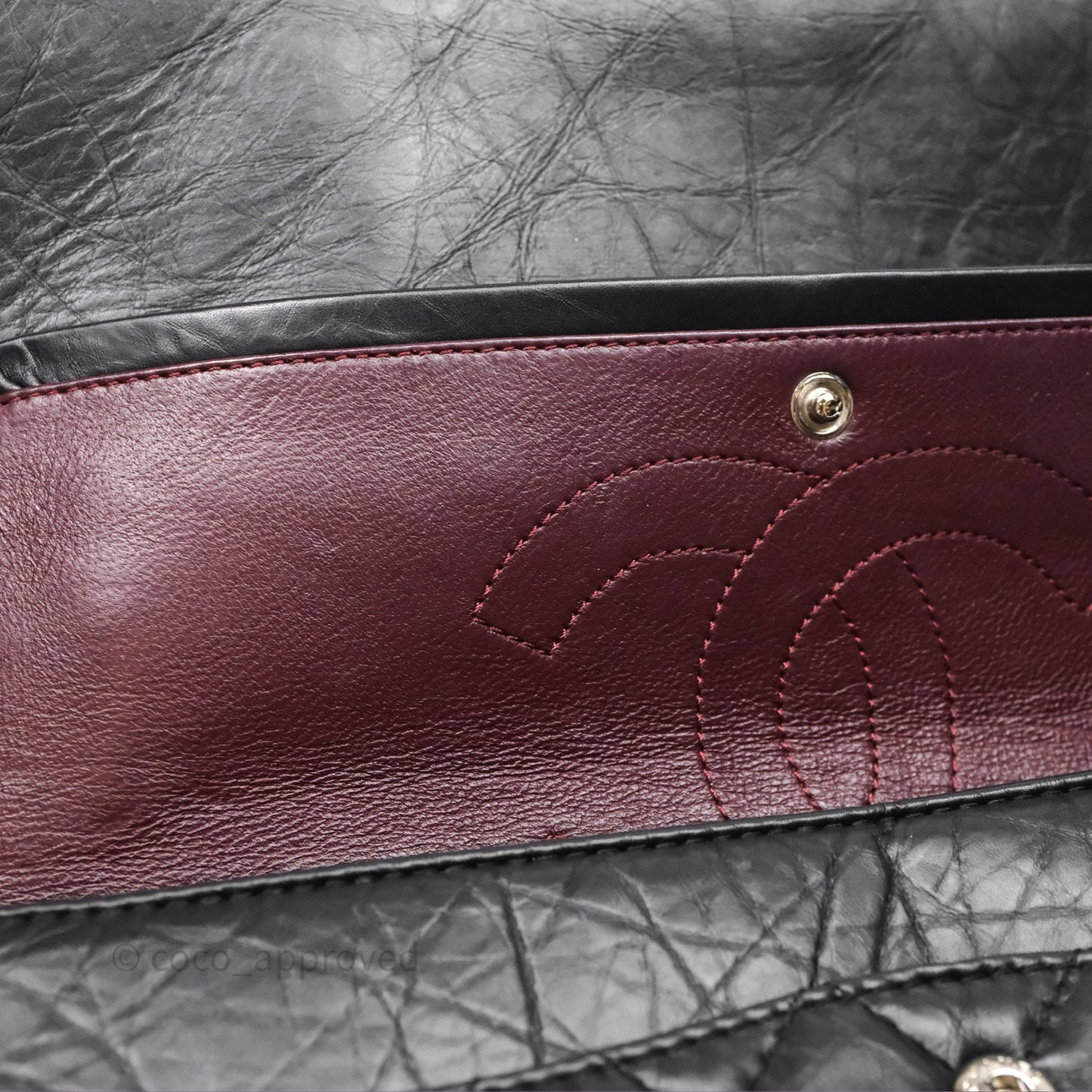 Chanel Reissue Quilted Aged Calfskin Black Ruthenium Hardware 226