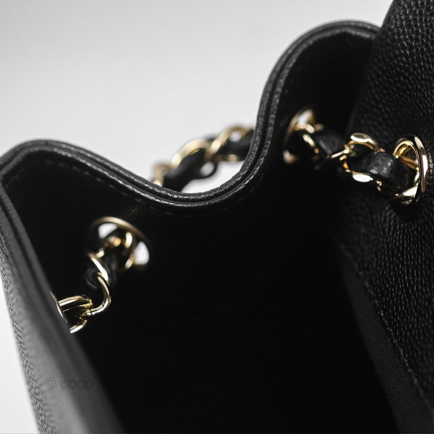 Chanel Small Duma Backpack Caviar Black Gold Hardware 23K