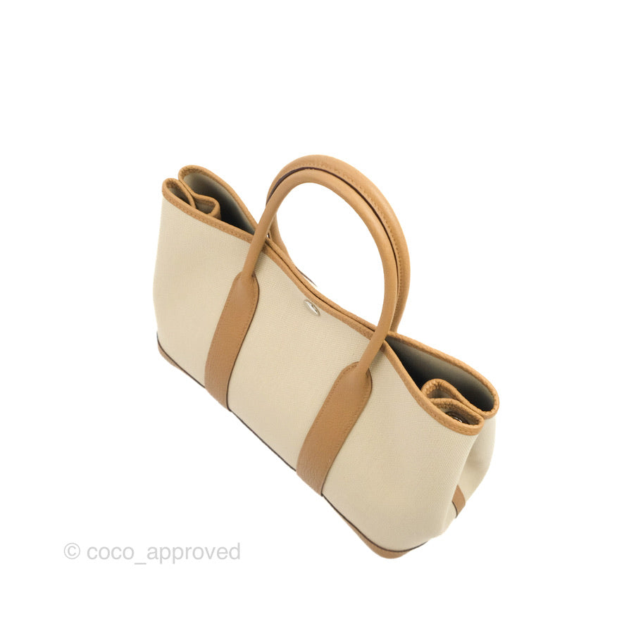 Hermès Garden Party 30 Beton 8L Biscuit 48 Canvas