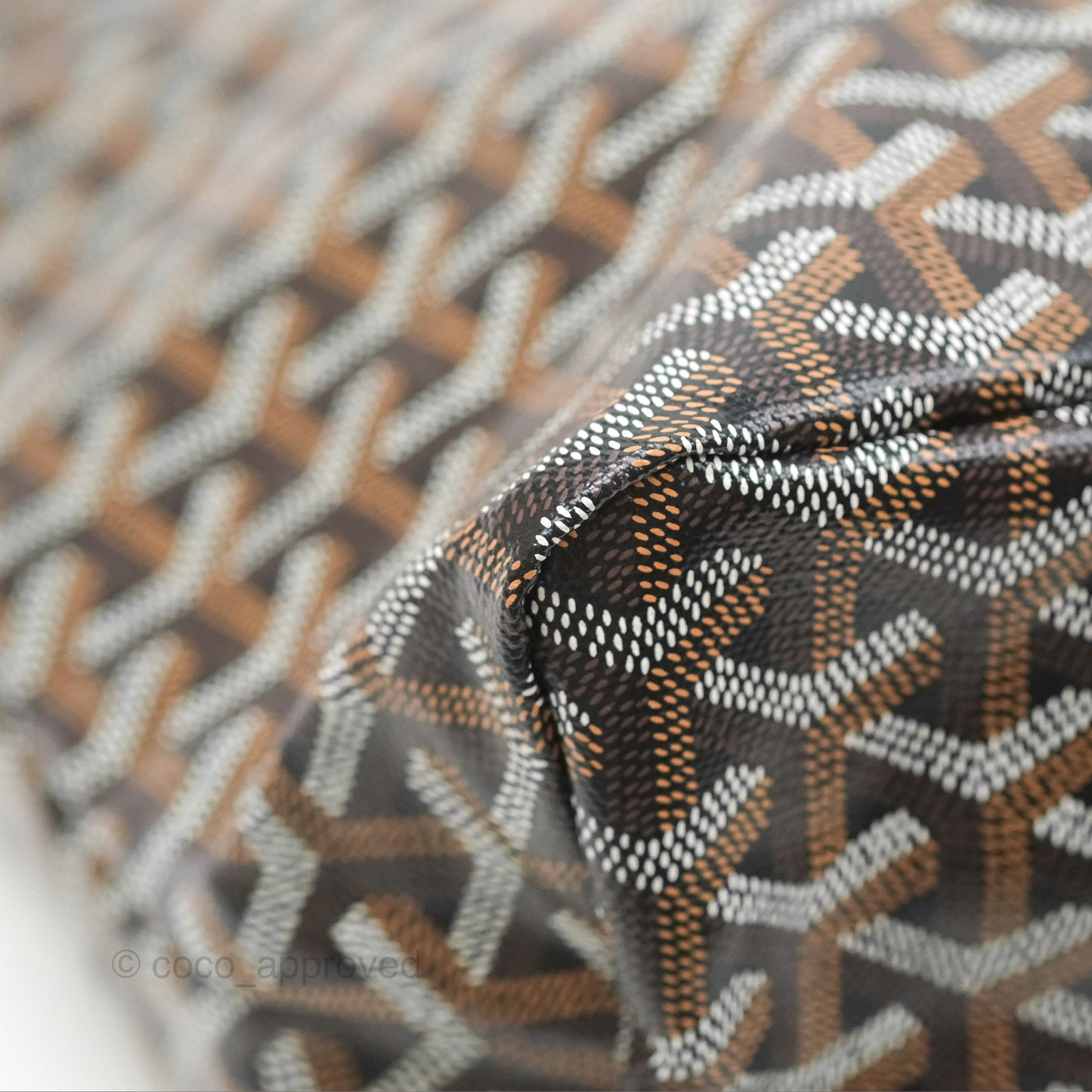 Goyard Bohème Hobo Bag Black/Tan Goyardine Canvas