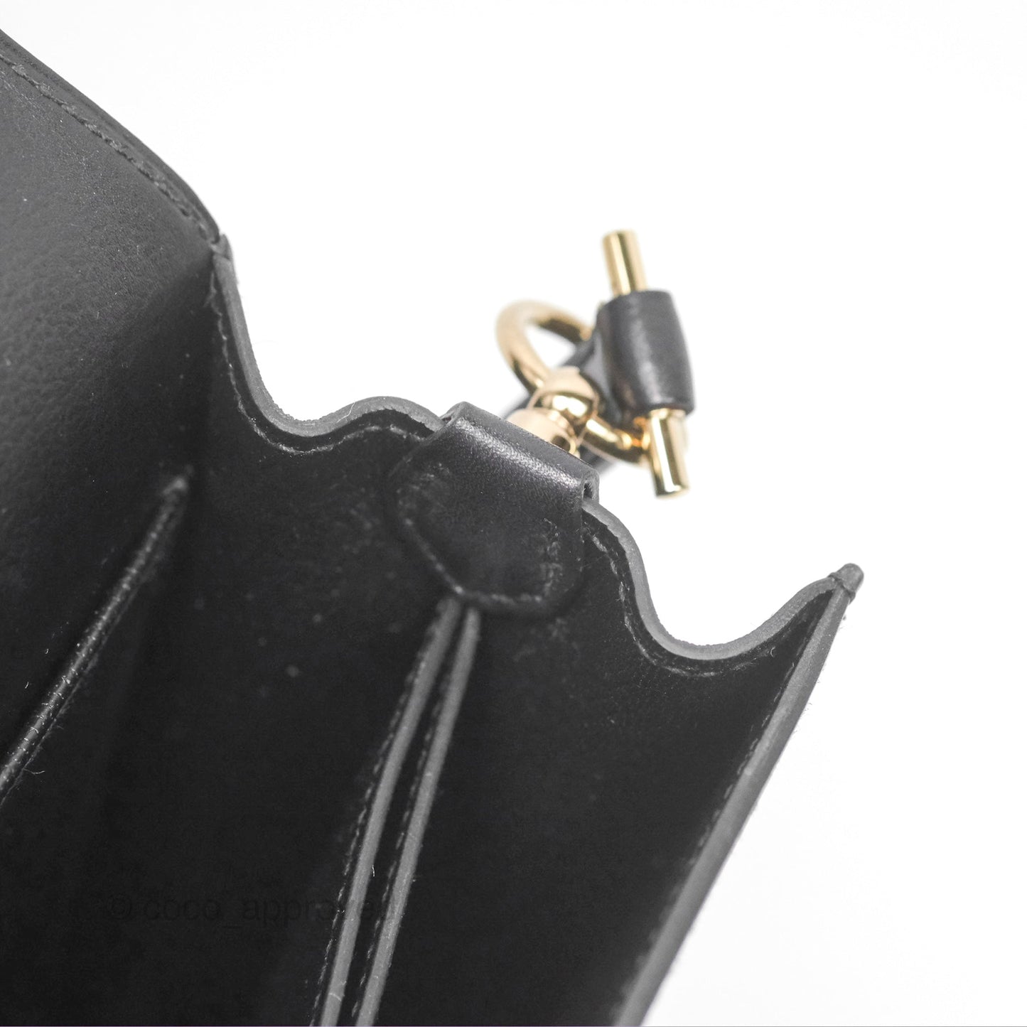 Hermès Roulis Mini 18 Black Noir 89 Veau Evergrain Permabrass Hardware