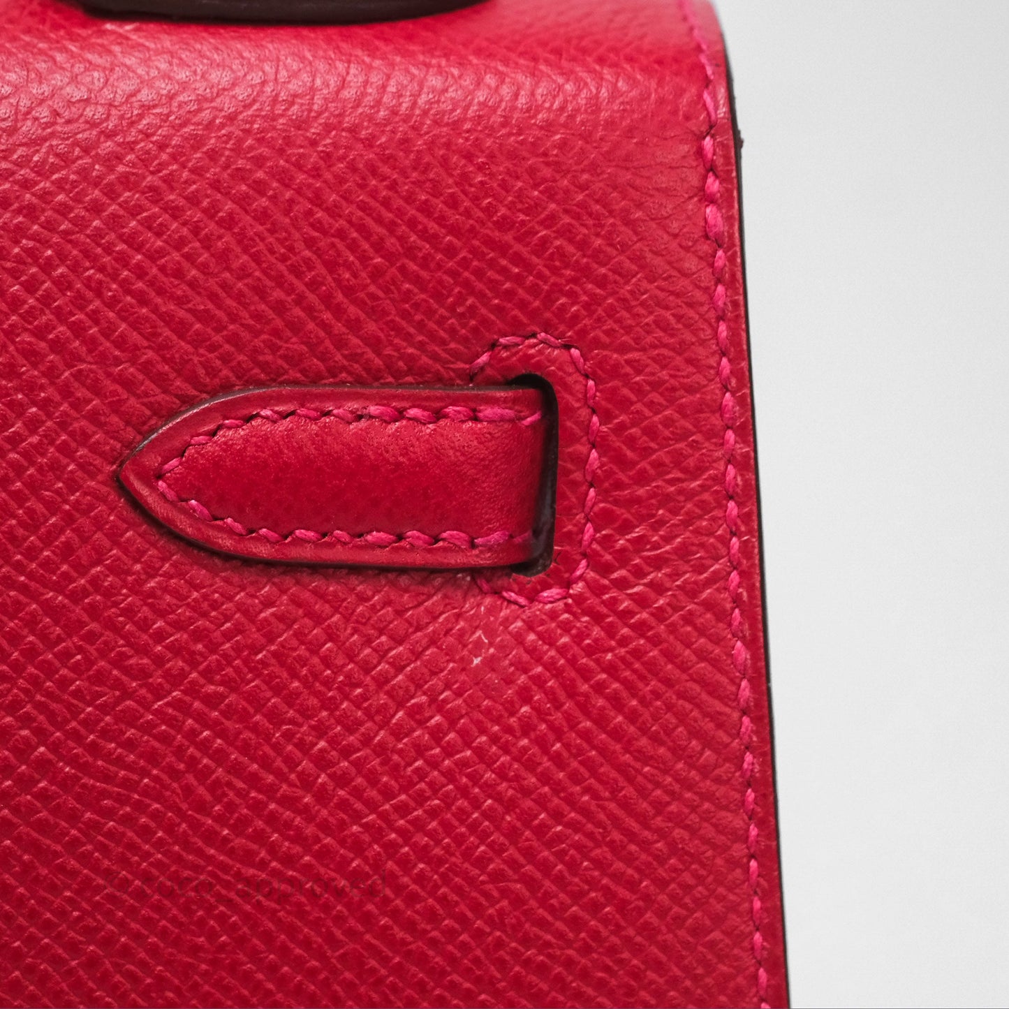Hermès Sellier Kelly 25 Rouge Casaque Q5 Epsom Gold Hardware