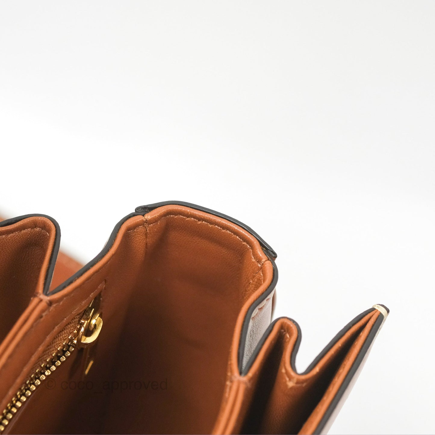 Celine Medium Triomphe Bag Triomphe Canvas Tan Calfskin