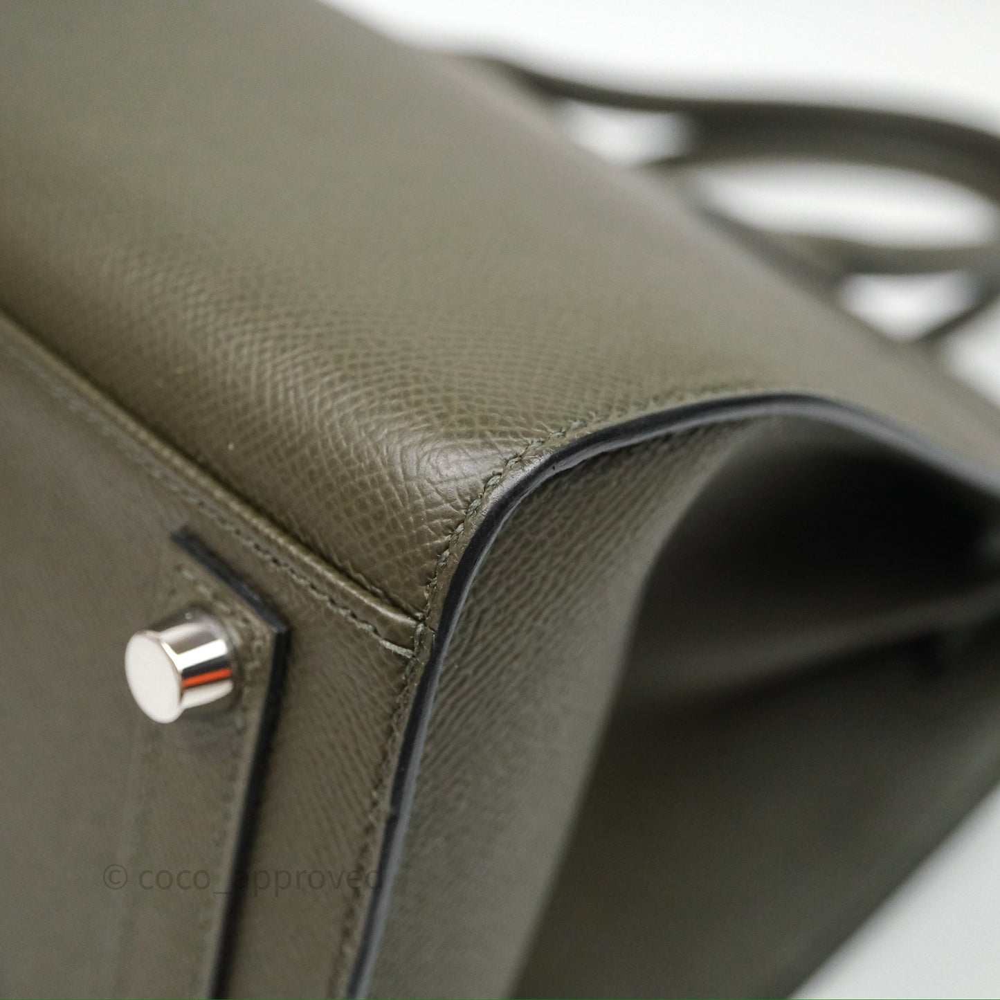 Hermès Birkin 30 Vert de Gris C6 Epsom Sliver Hardware