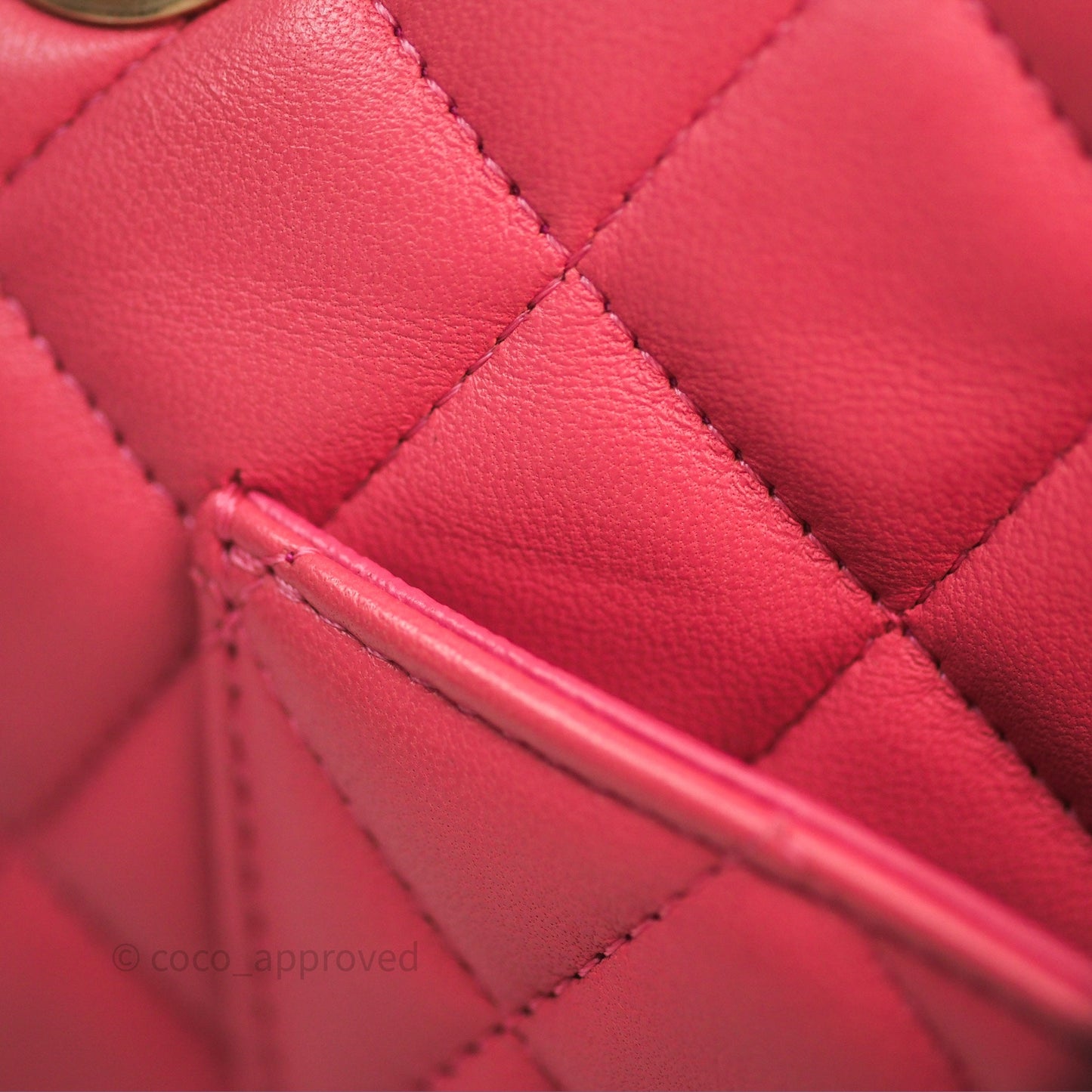 Chanel M/L Medium Flap Bag Valentine Limited Edition Pink Lambskin Gold Hardware