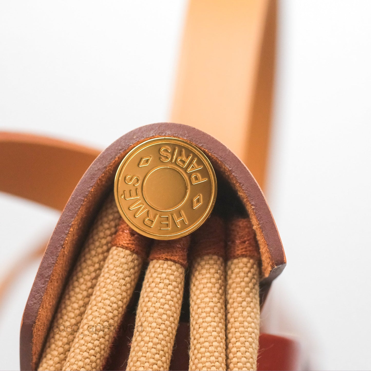 Hermès Herbag Zip 31 Retourne Chai 0M/ Natural Sable 21/ Fauve 34/ Cuivre 6C