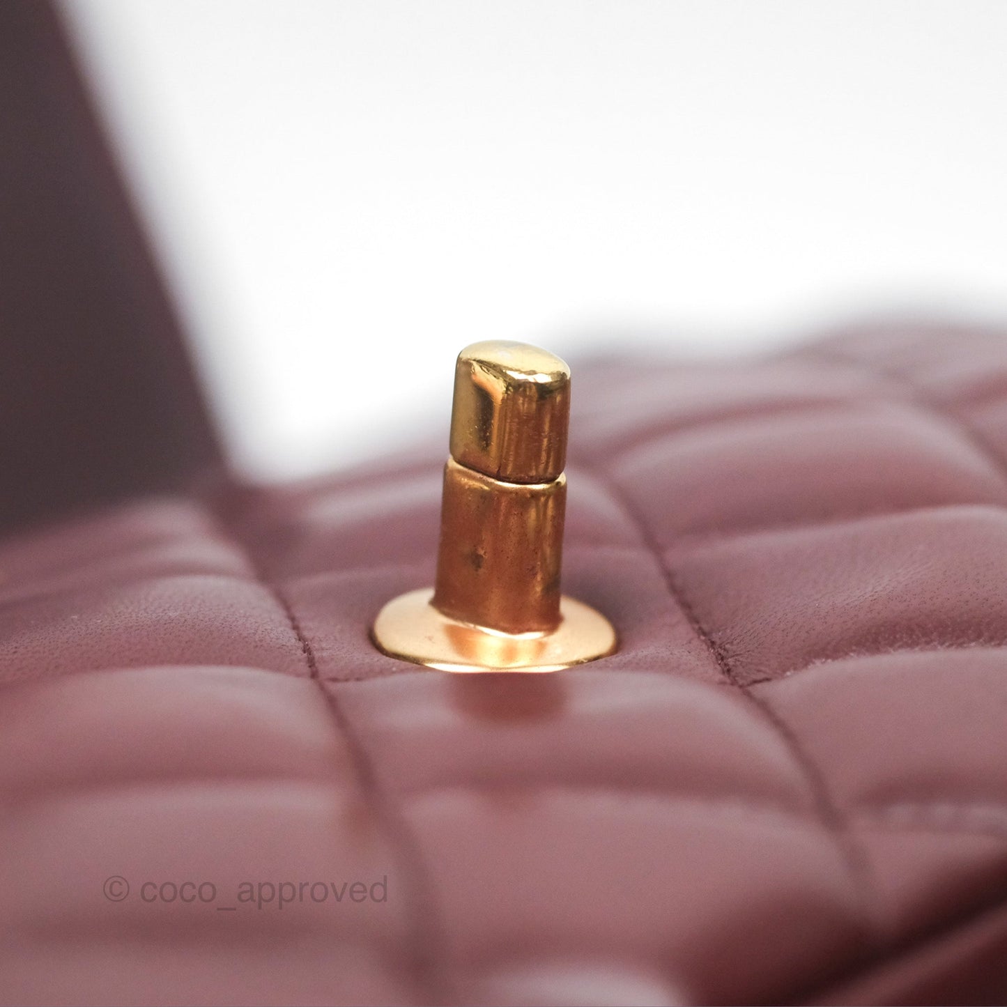 Chanel Jumbo Double Flap Burgundy Lambskin Gold Hardware