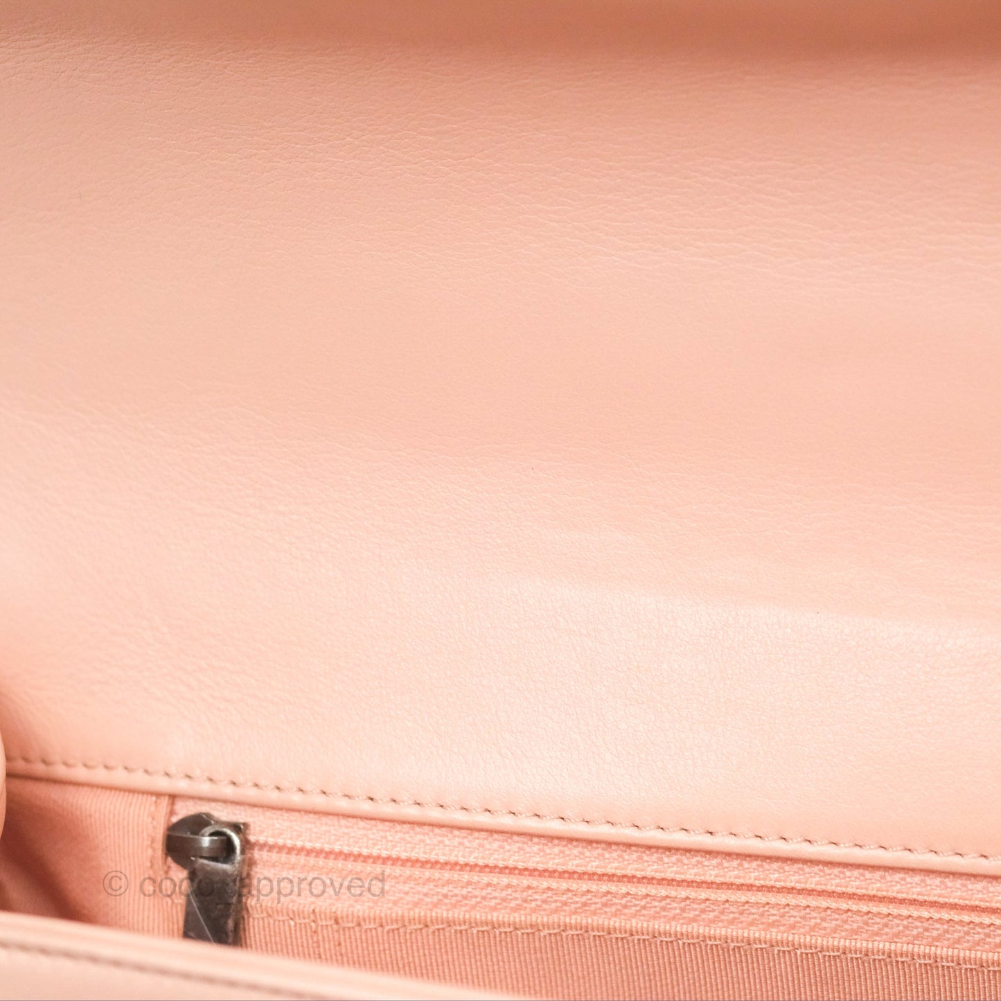 Chanel Quilted New Medium Boy Pink Lambskin Ruthenium Hardware