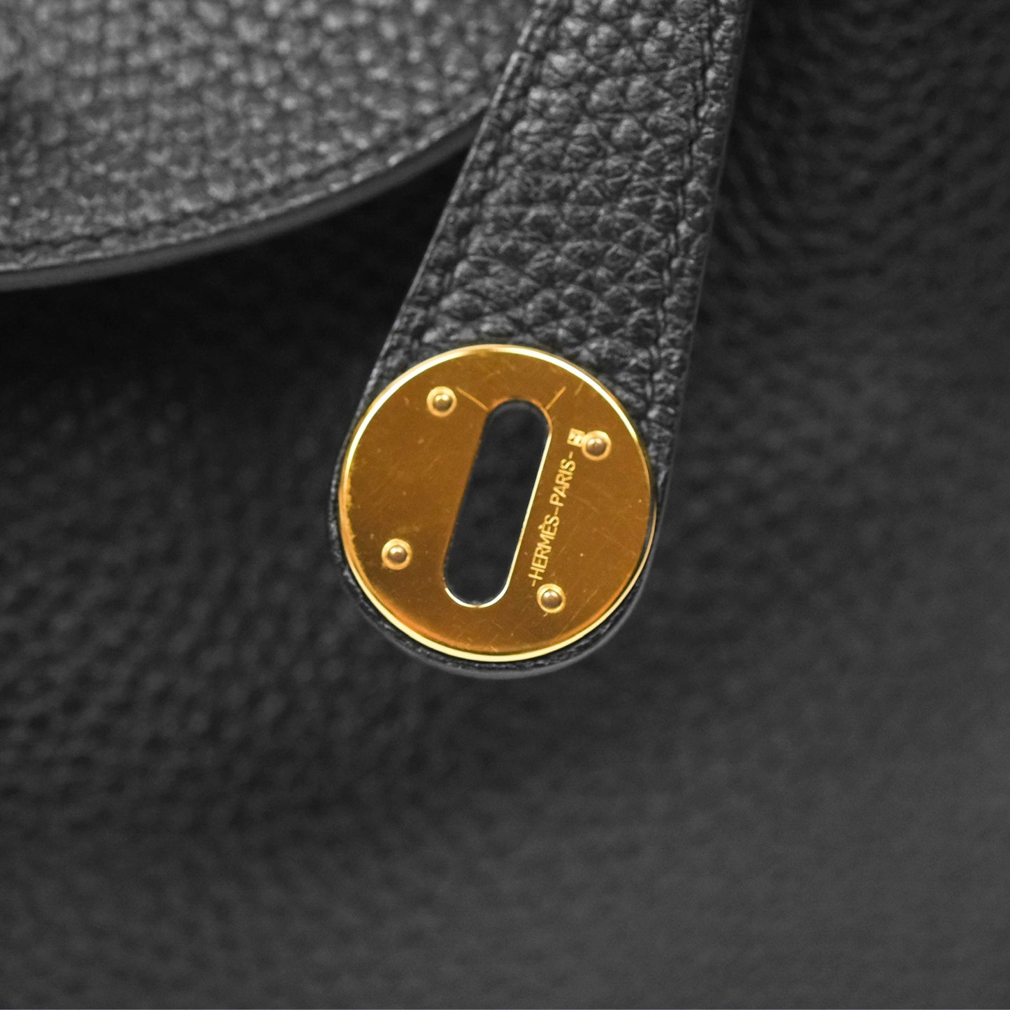 Hermès Lindy 26 Black Clemence Gold Hardware