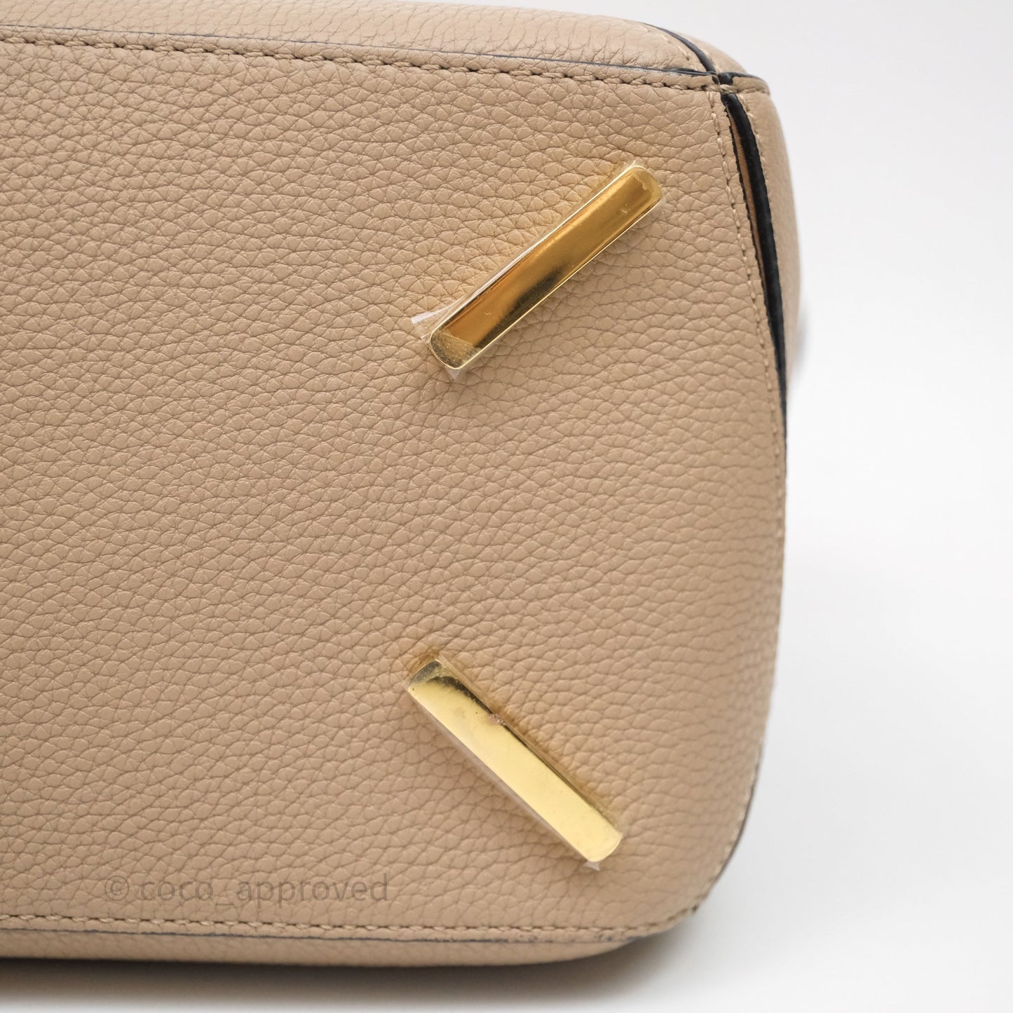 Loewe Medium Puzzle Bag Sand Mink Grained Calfskin