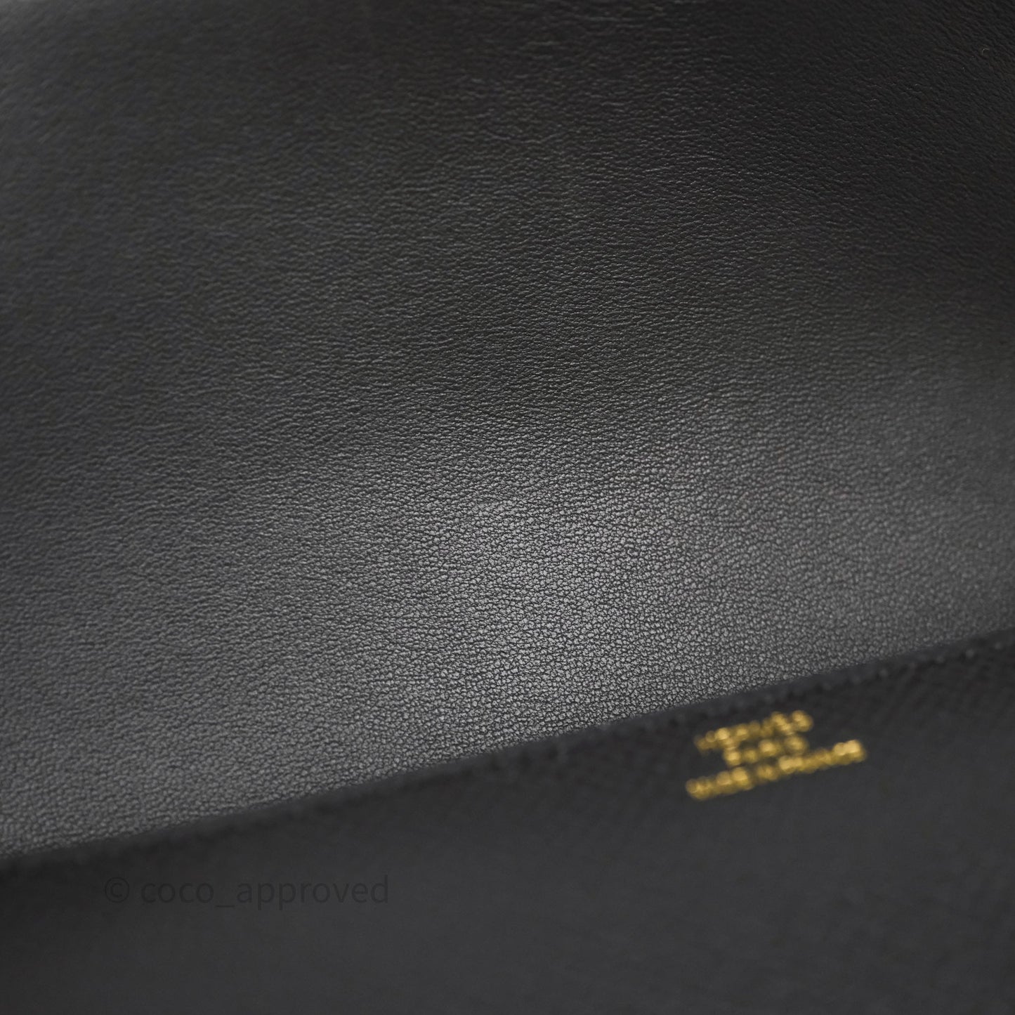 Hermès Constance Elan Plomb 8P Epsom Gold Hardware