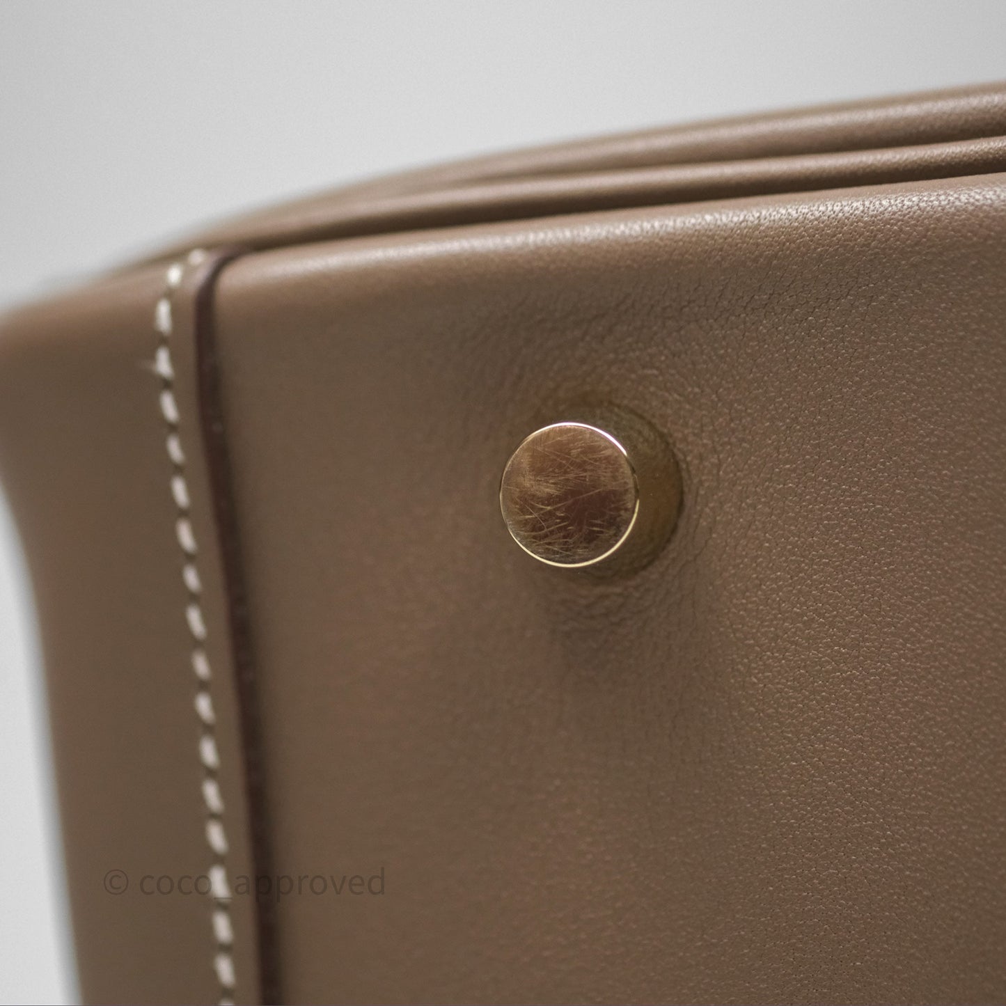 Hermès Lindy 30 Etoupe 18 Swift Gold Hardware