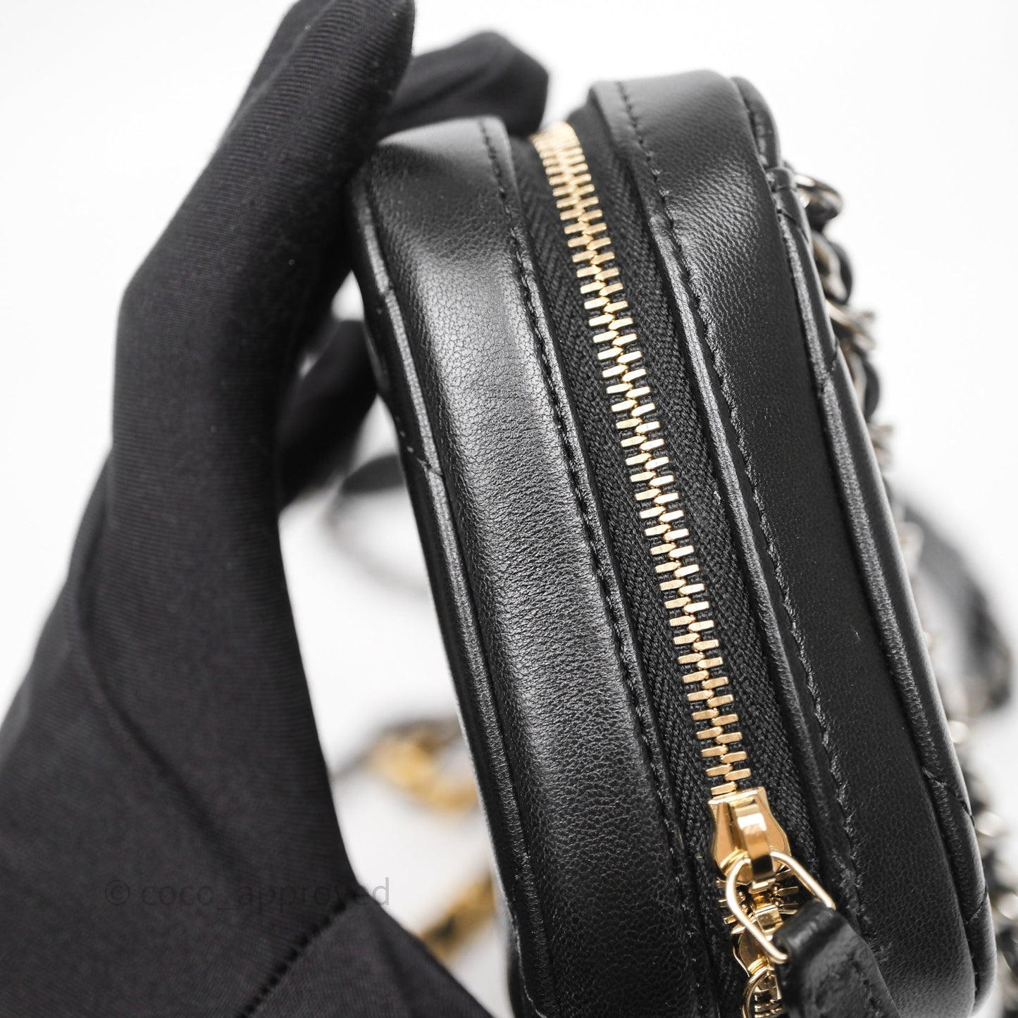 Chanel 19 Camera Bag Black Lambskin Mixed Hardware