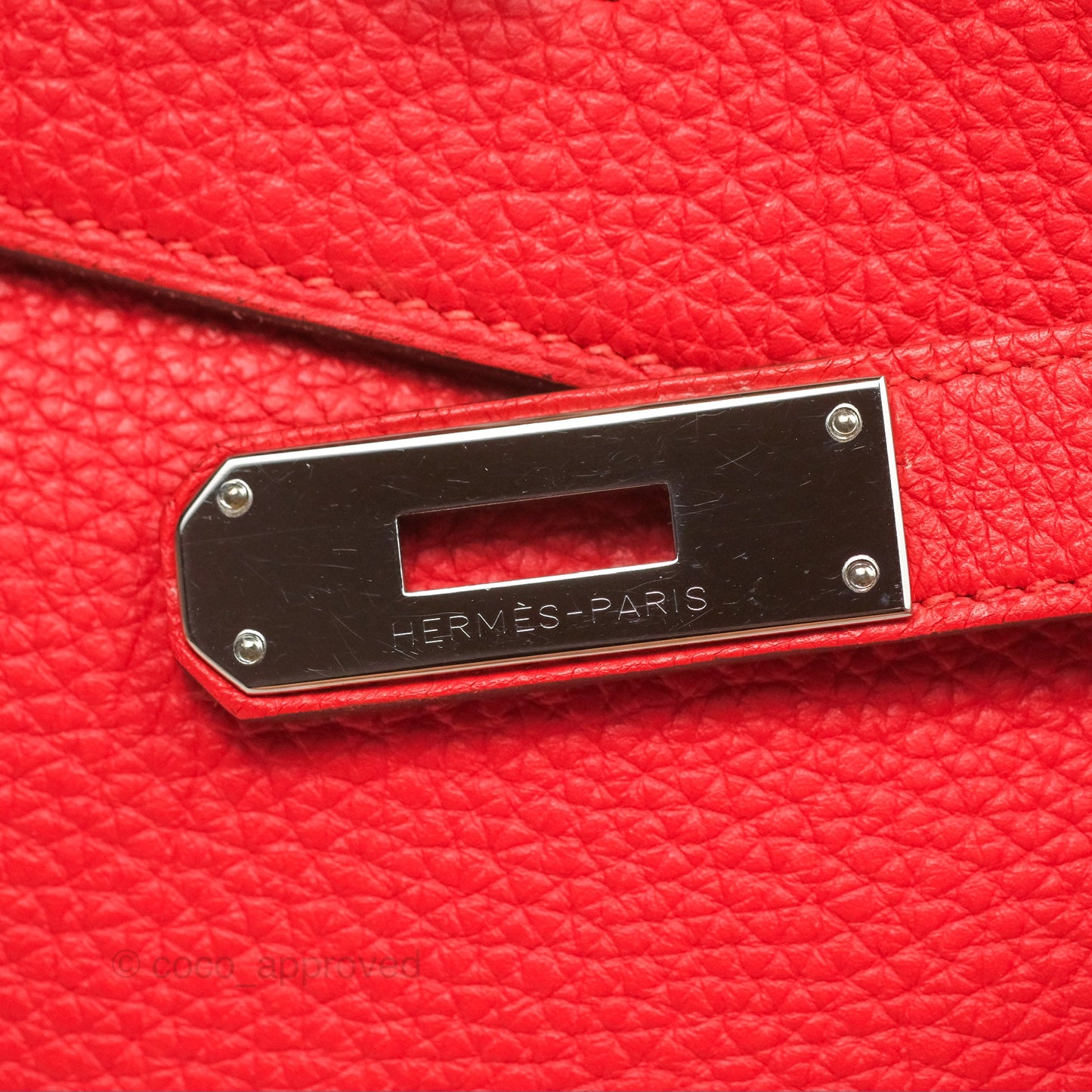 Hermès Kelly 32 Retourne Rose Jaipur Clemence Palladium Hardware
