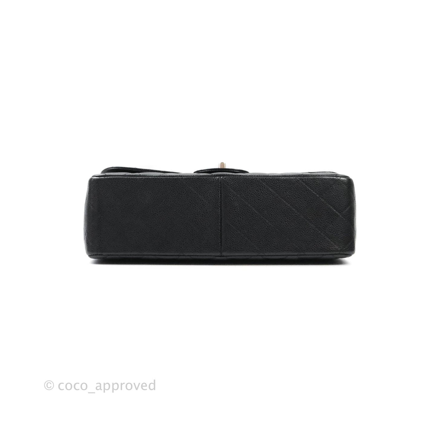 Chanel Jumbo Double Flap Black Caviar Silver Hardware⁣⁣