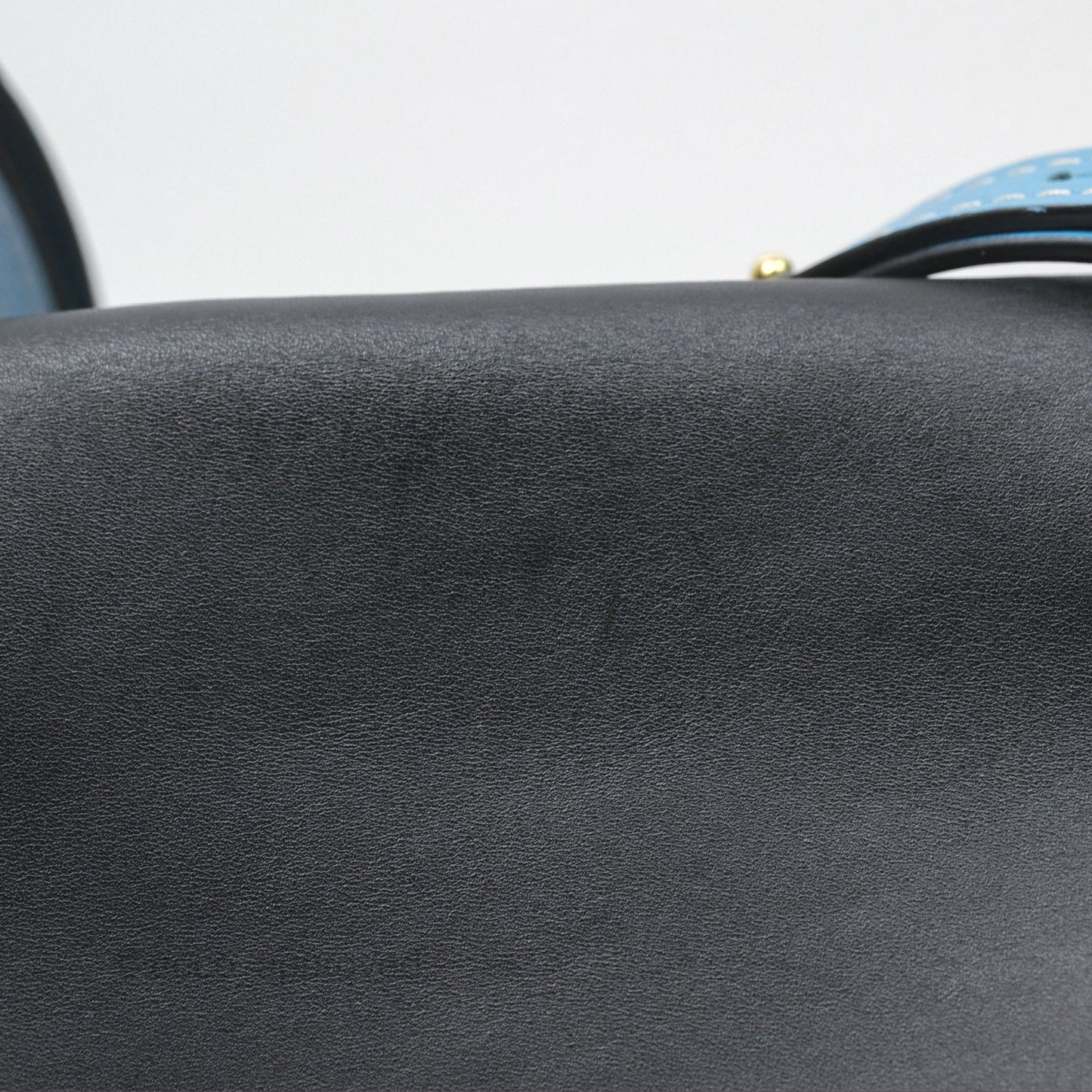 Loewe Small Gate Bag Smooth Calfskin in Black and Blue