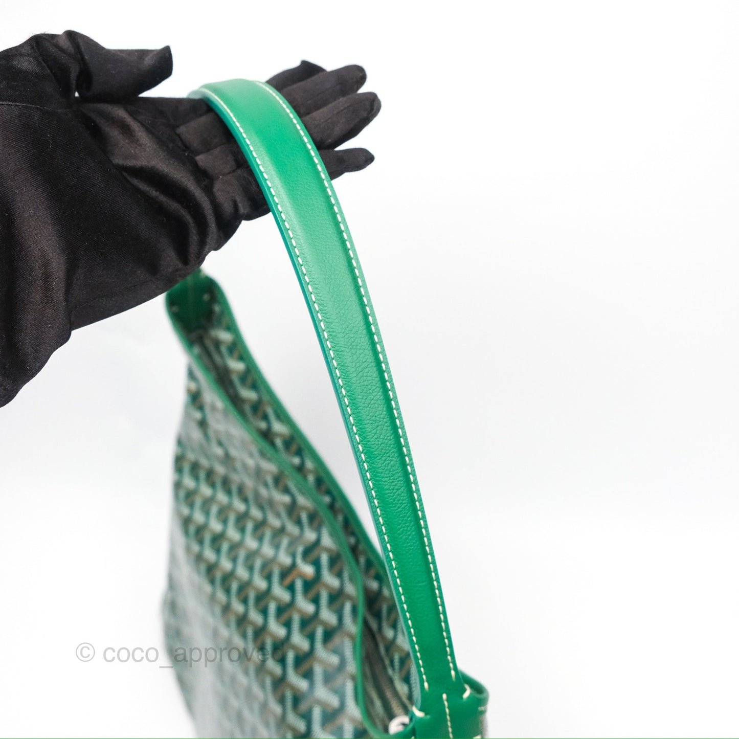 Goyard Bohème Hobo Bag Green Goyardine Canvas