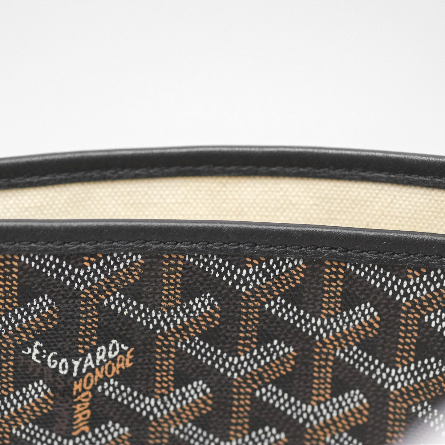 Goyard St Louis Tote PM Black