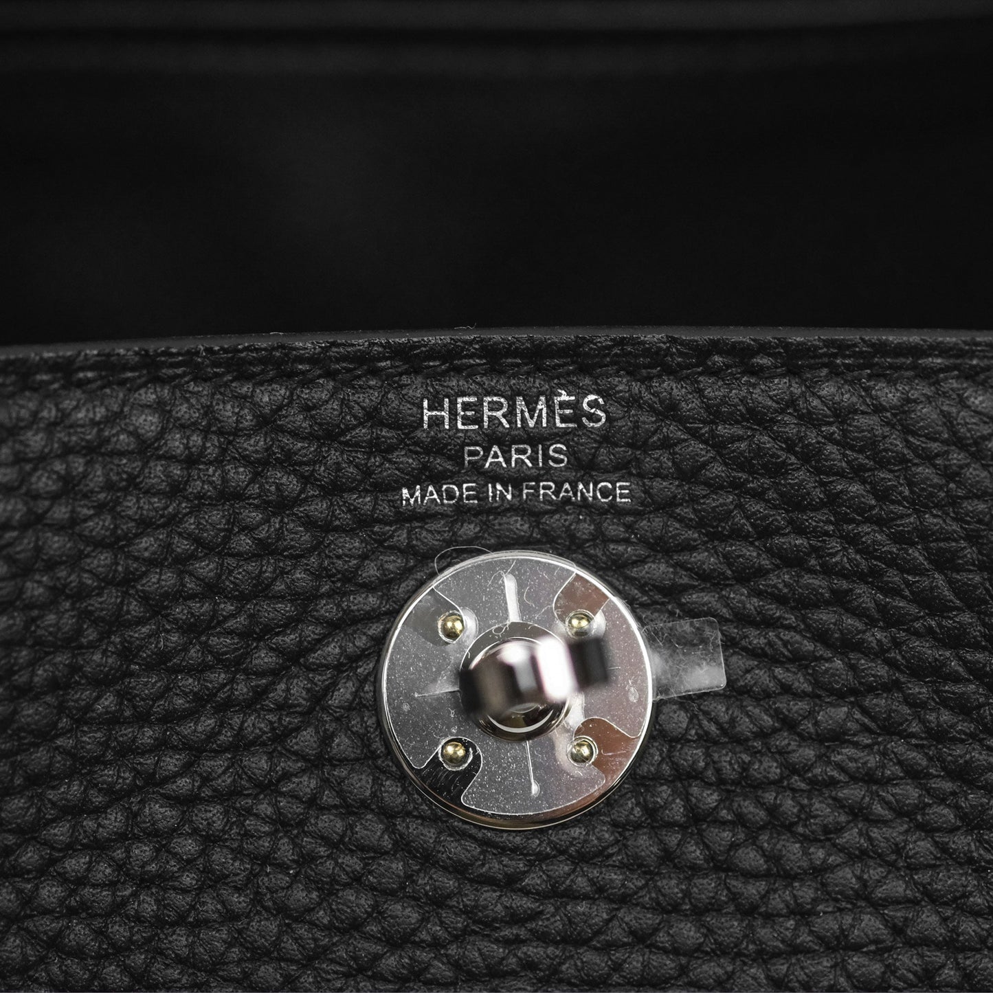 Hermès Mini Lindy 20 Noir 89 Clemence Palladium Hardware